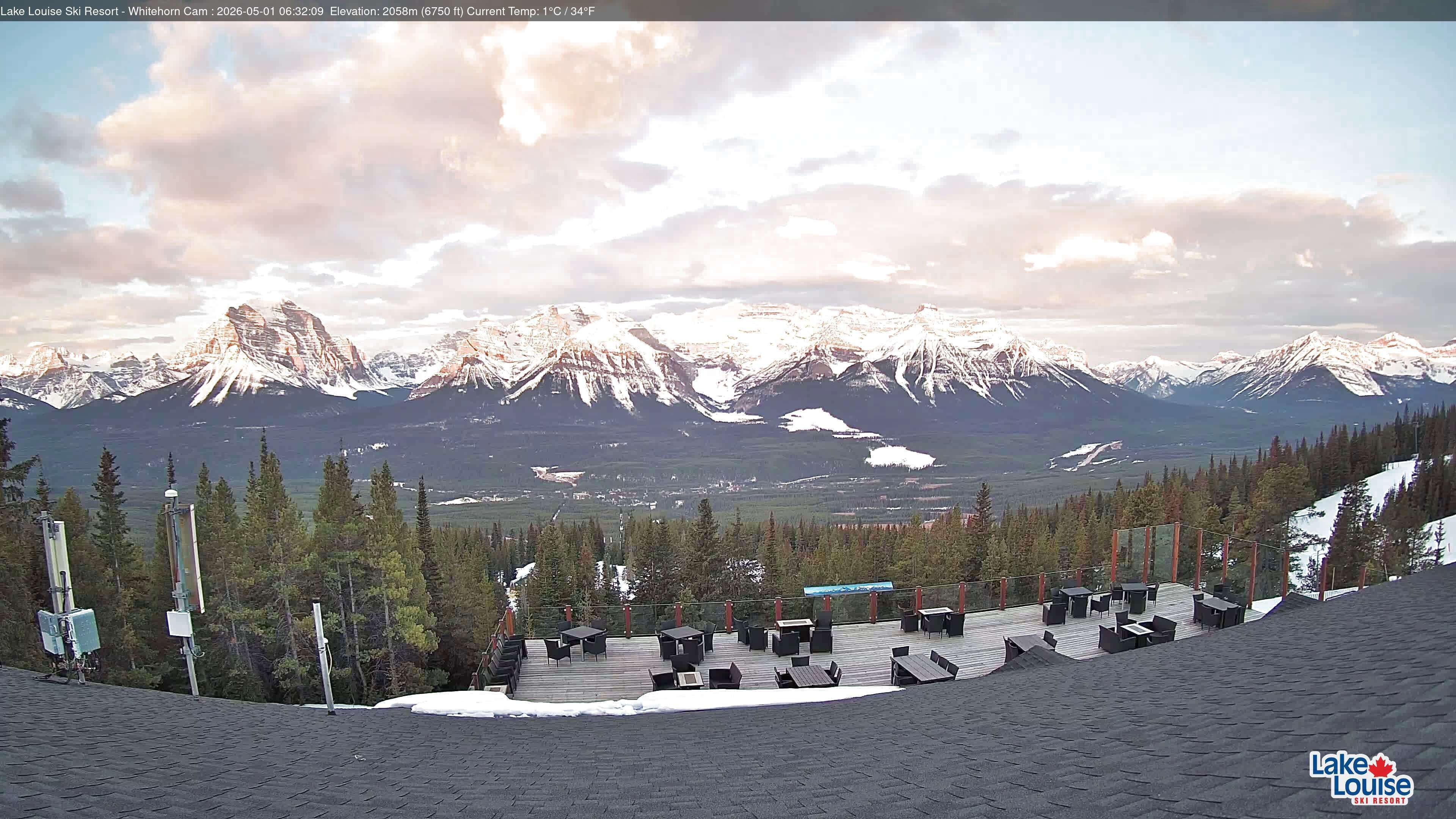 Archived image Webcam Whitehorn Lodge (2.058m)