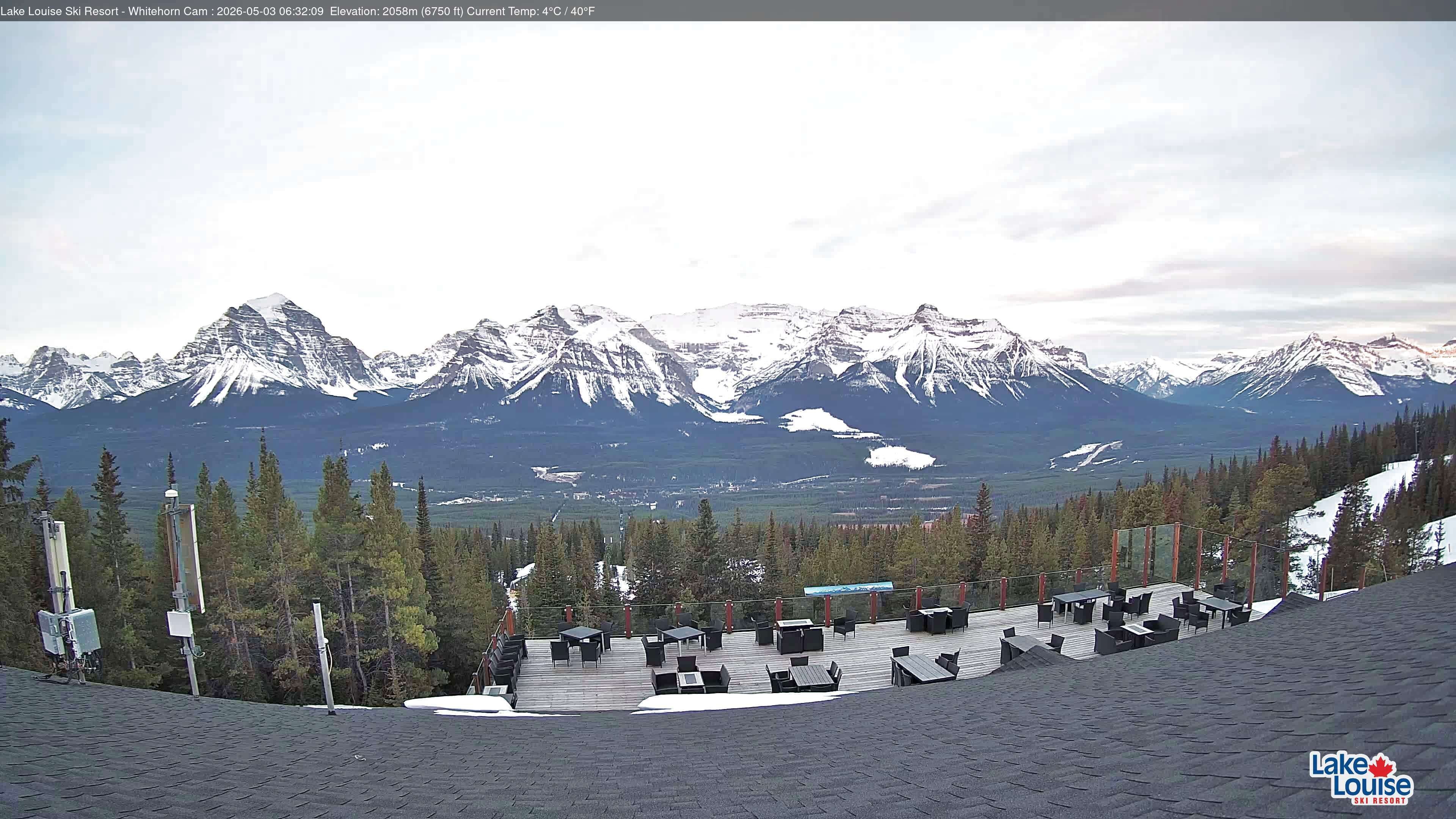 Archiv Foto Webcam Whitehorn Lodge (2.058m)