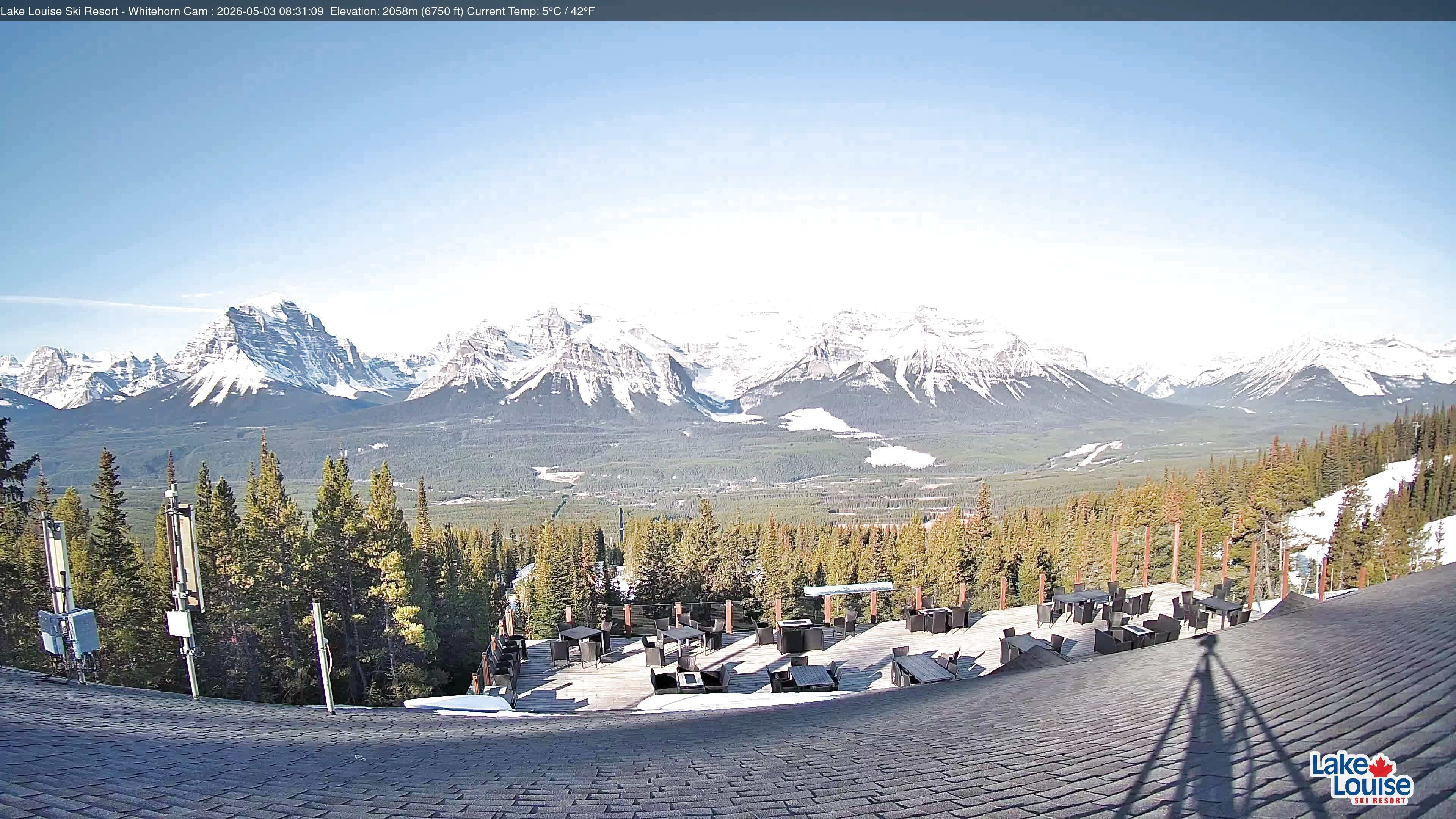 Archiv Foto Webcam Whitehorn Lodge (2.058m)