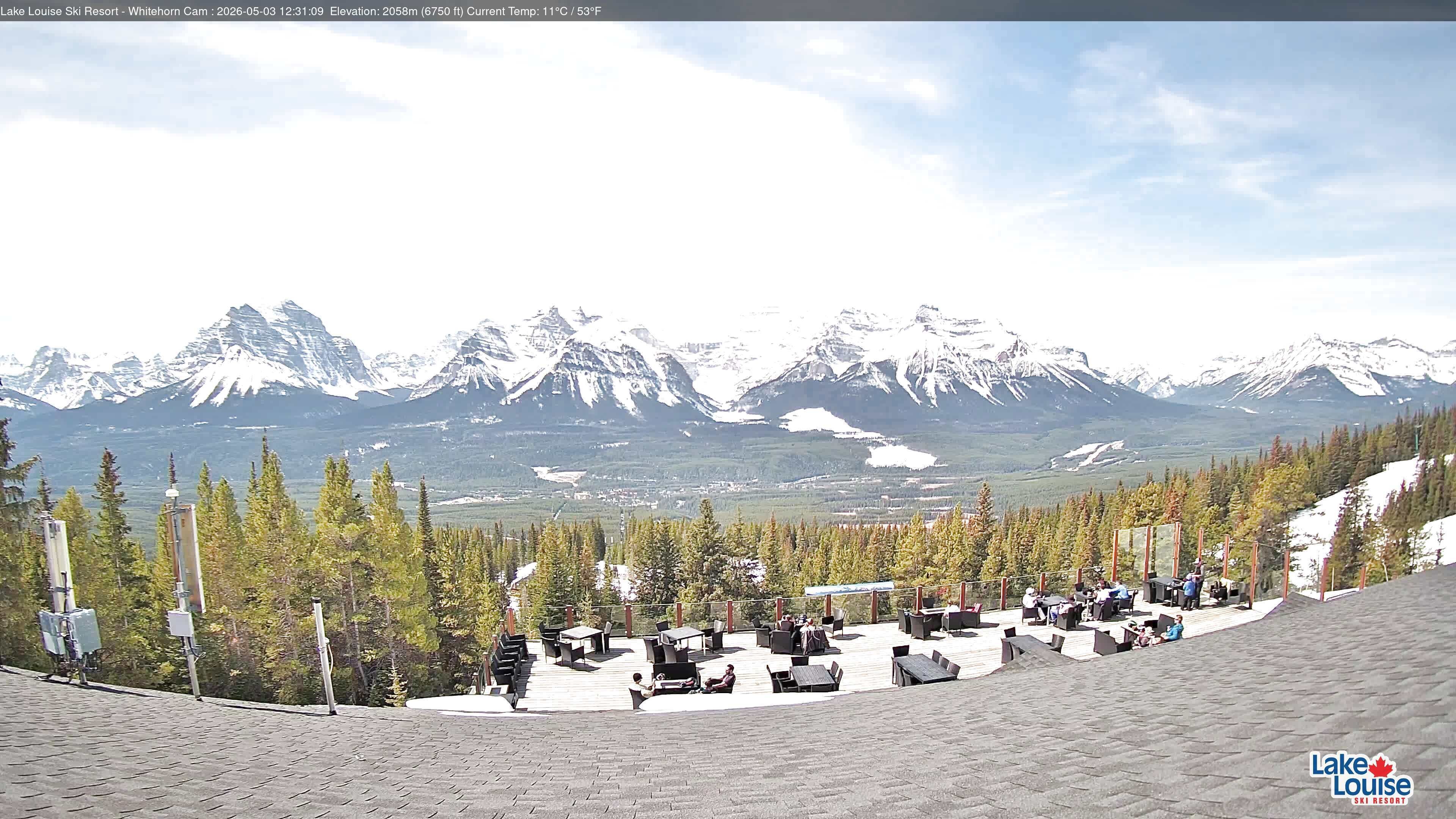 Archiv Foto Webcam Whitehorn Lodge (2.058m)