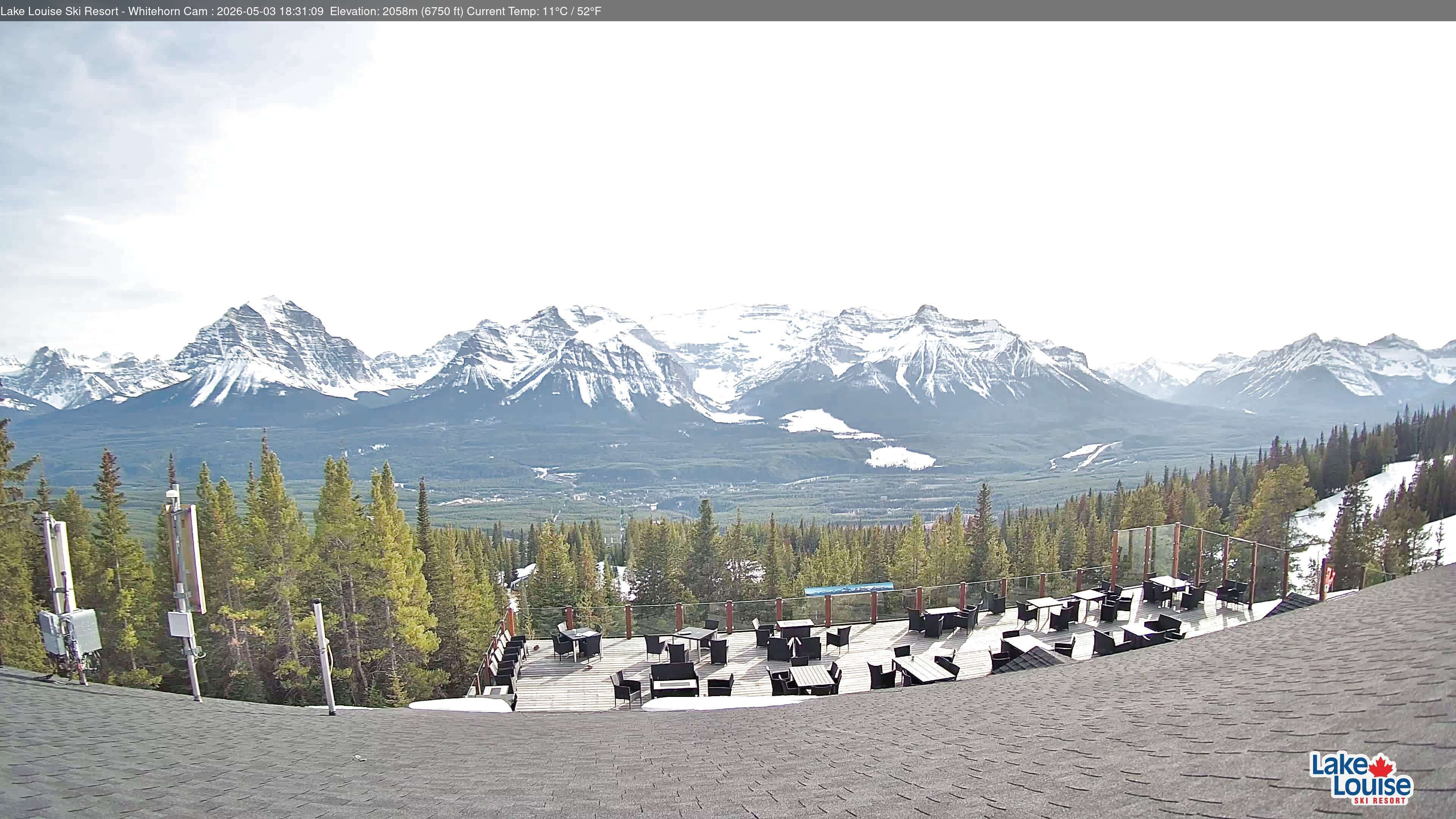 Archiv Foto Webcam Whitehorn Lodge (2.058m)