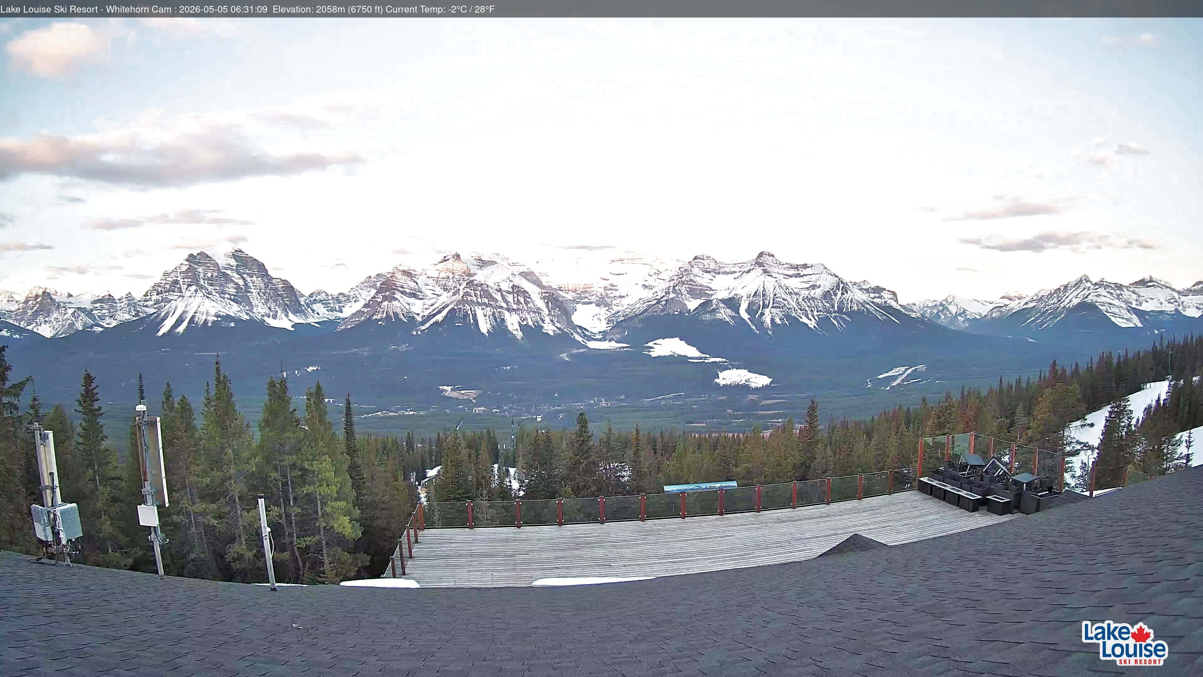 Archived image Webcam Whitehorn Lodge (2.058m)