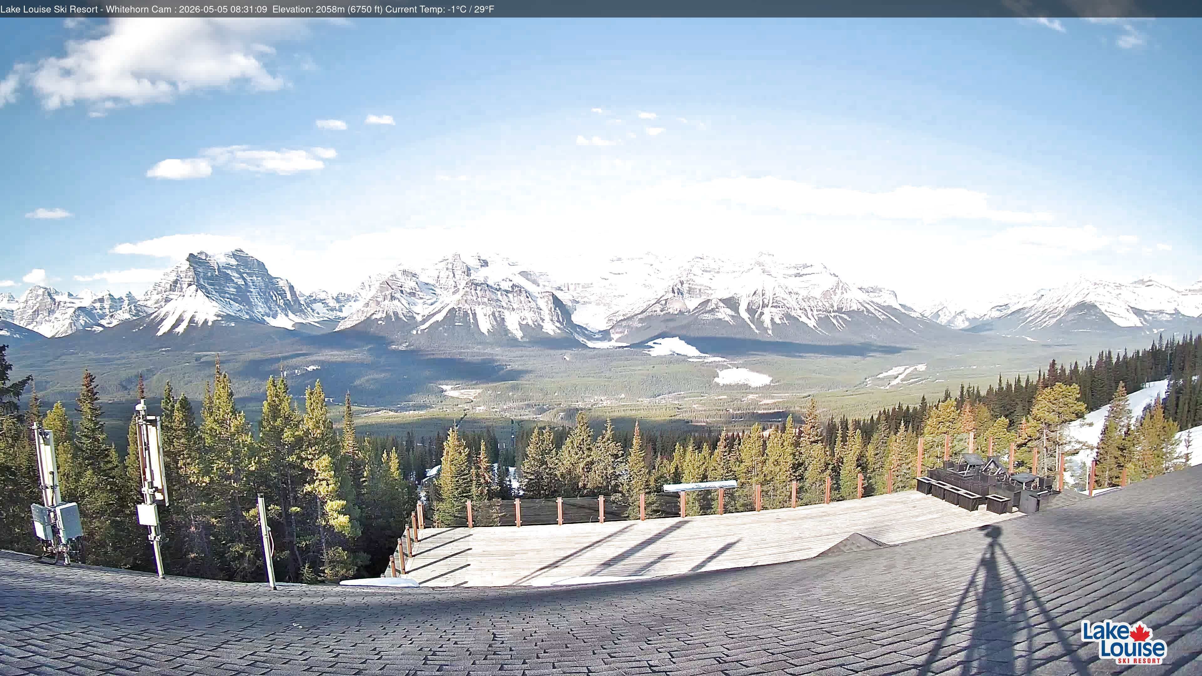 Archived image Webcam Whitehorn Lodge (2.058m)