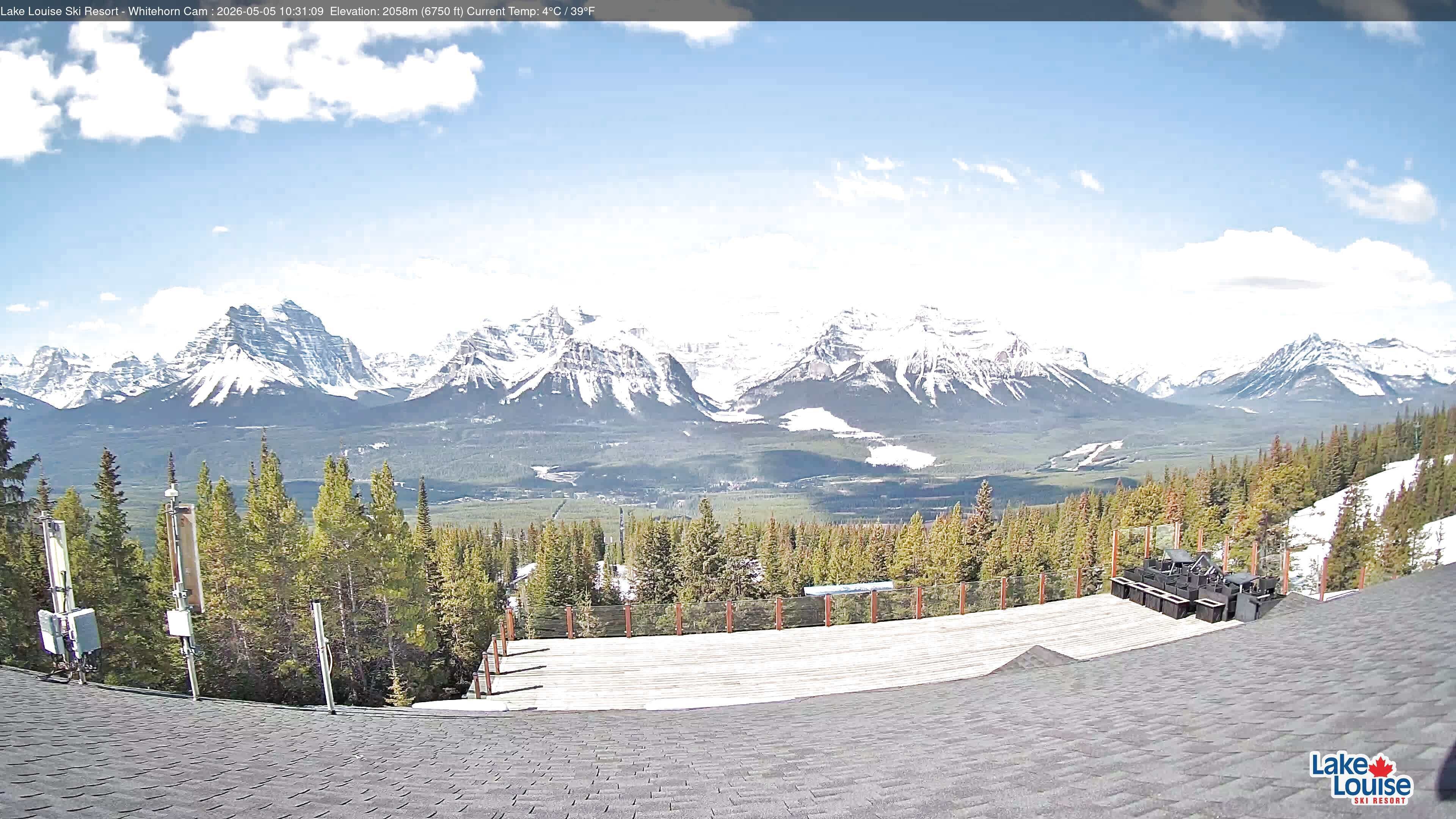 Archived image Webcam Whitehorn Lodge (2.058m)