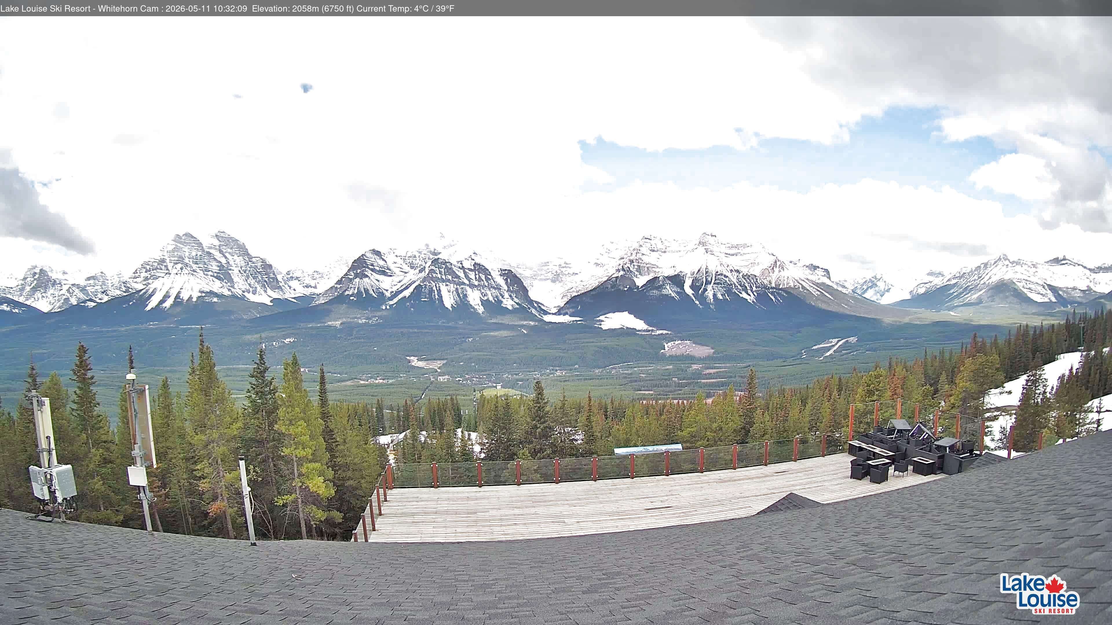 Archiv Foto Webcam Whitehorn Lodge (2.058m)