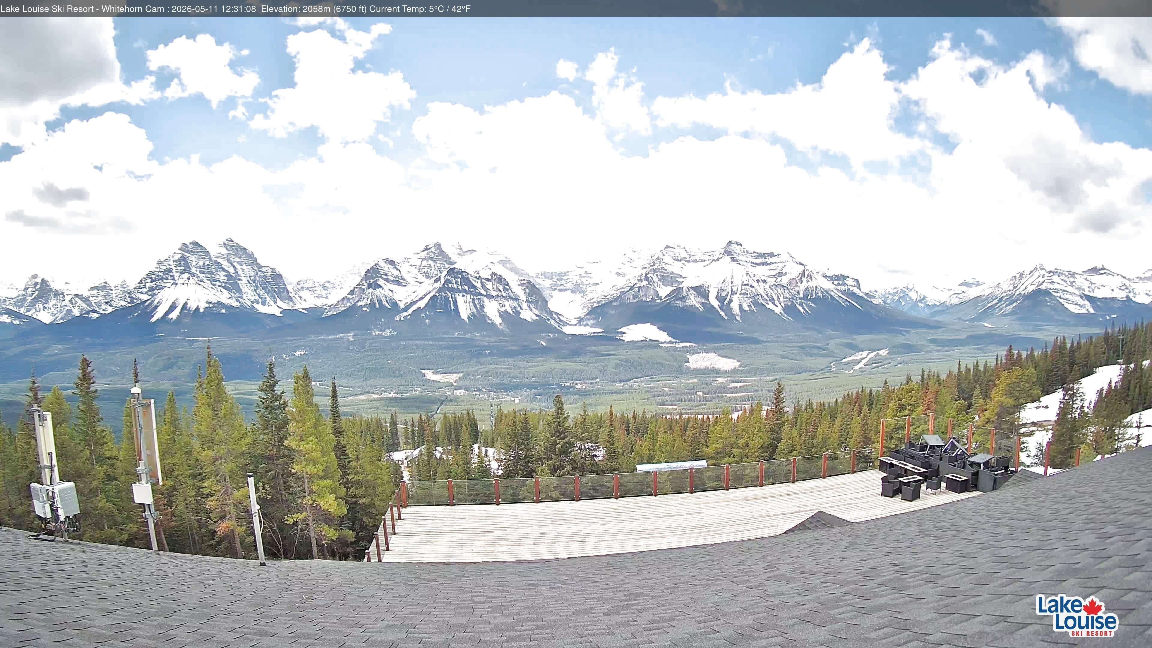 Archiv Foto Webcam Whitehorn Lodge (2.058m)