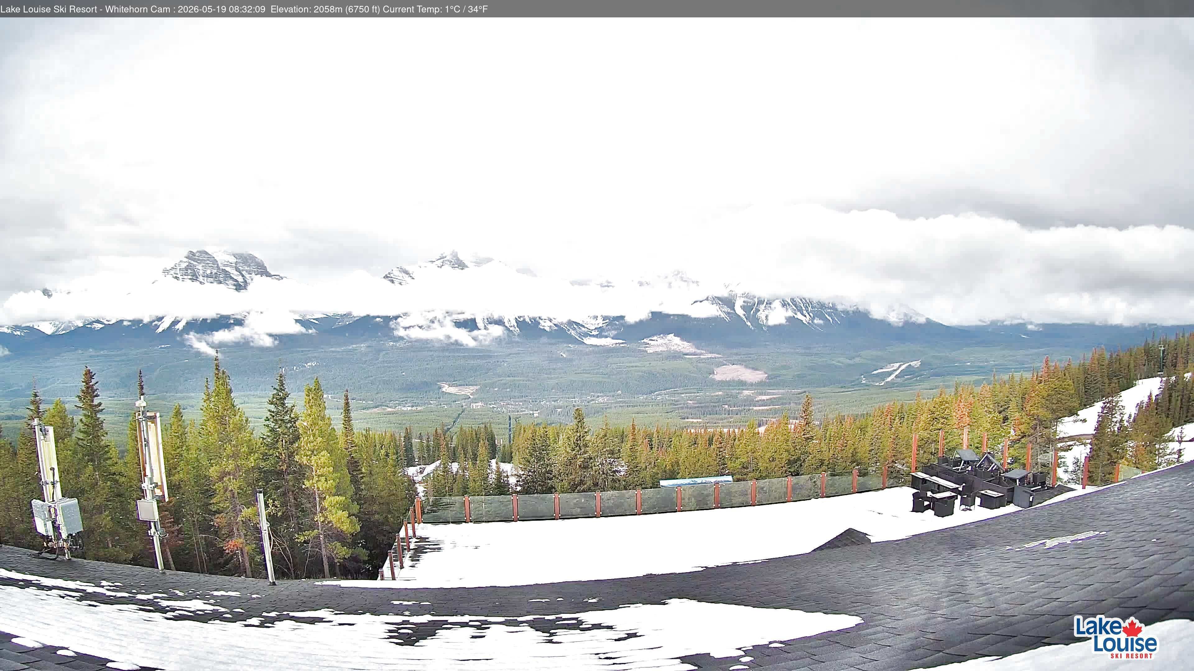 Archived image Webcam Whitehorn Lodge (2.058m)