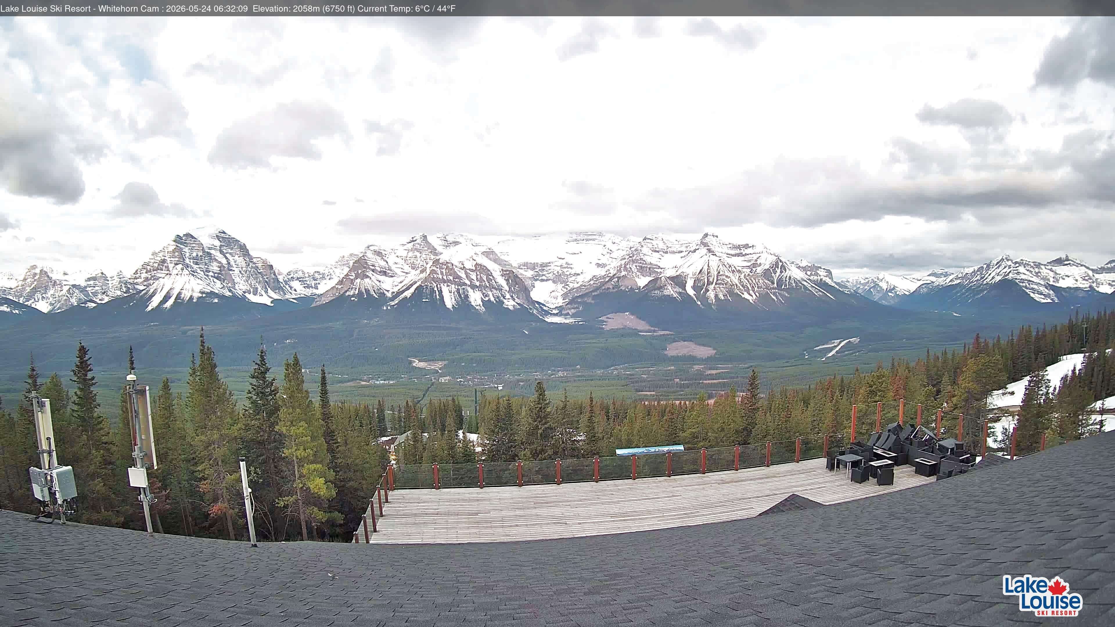 Archiv Foto Webcam Whitehorn Lodge (2.058m)