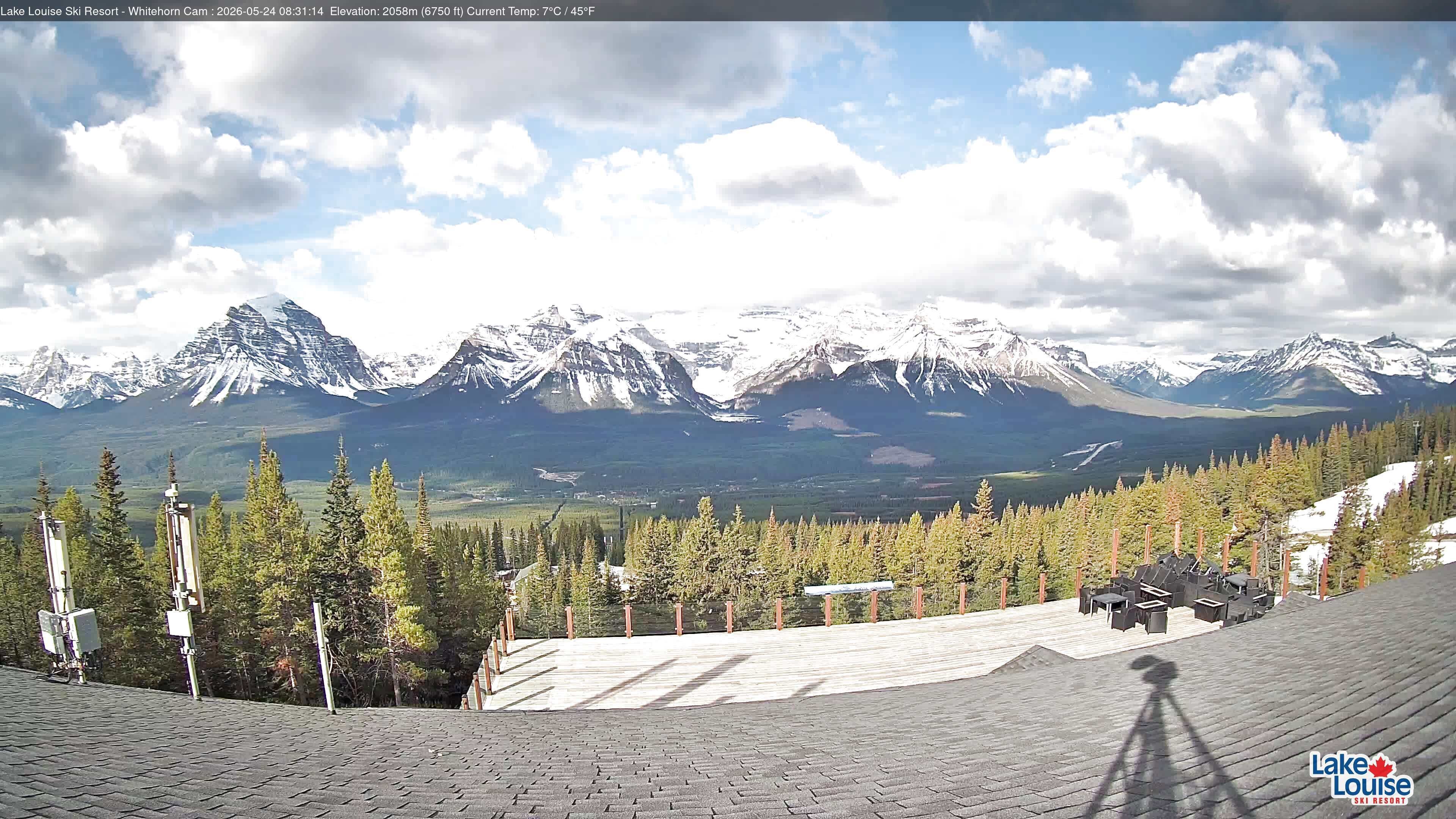Archiv Foto Webcam Whitehorn Lodge (2.058m)