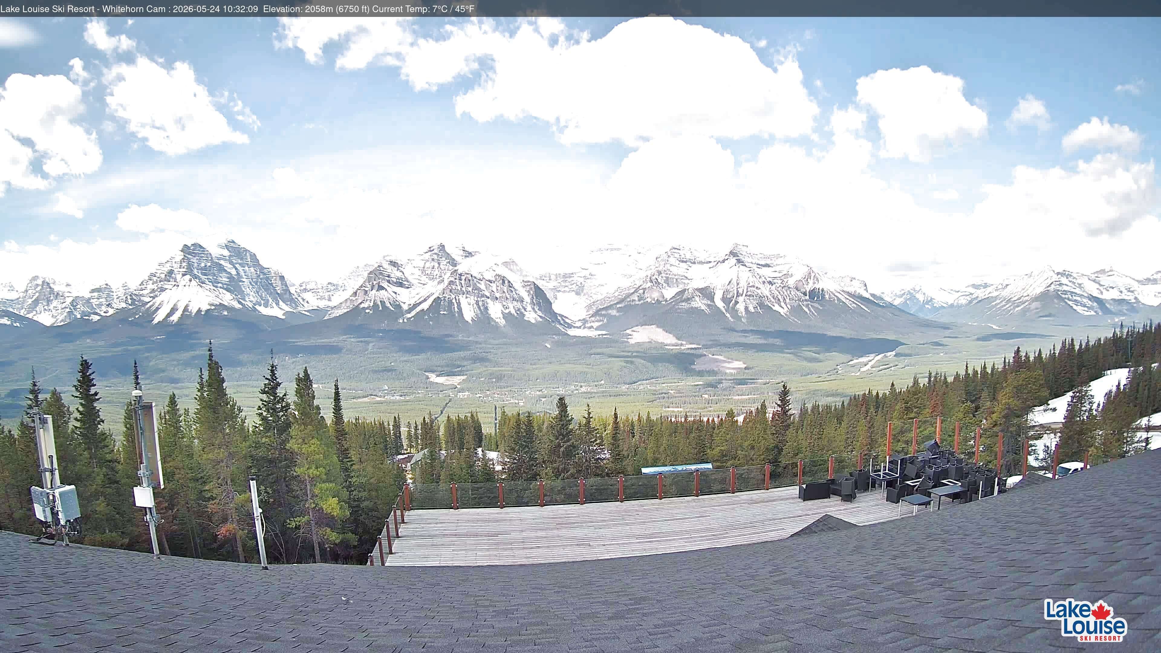 Archiv Foto Webcam Whitehorn Lodge (2.058m)