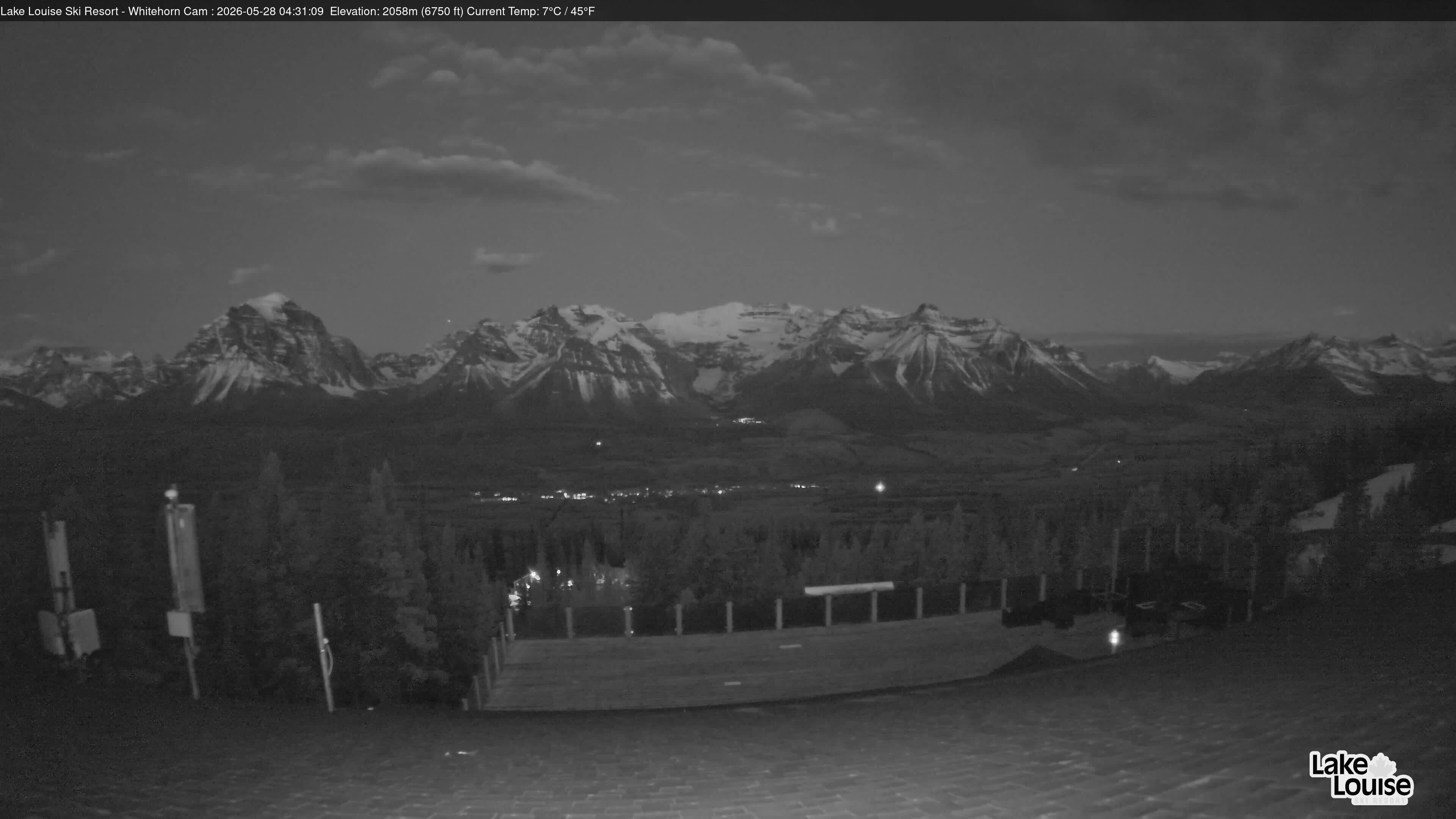 Archiv Foto Webcam Whitehorn Lodge (2.058m)