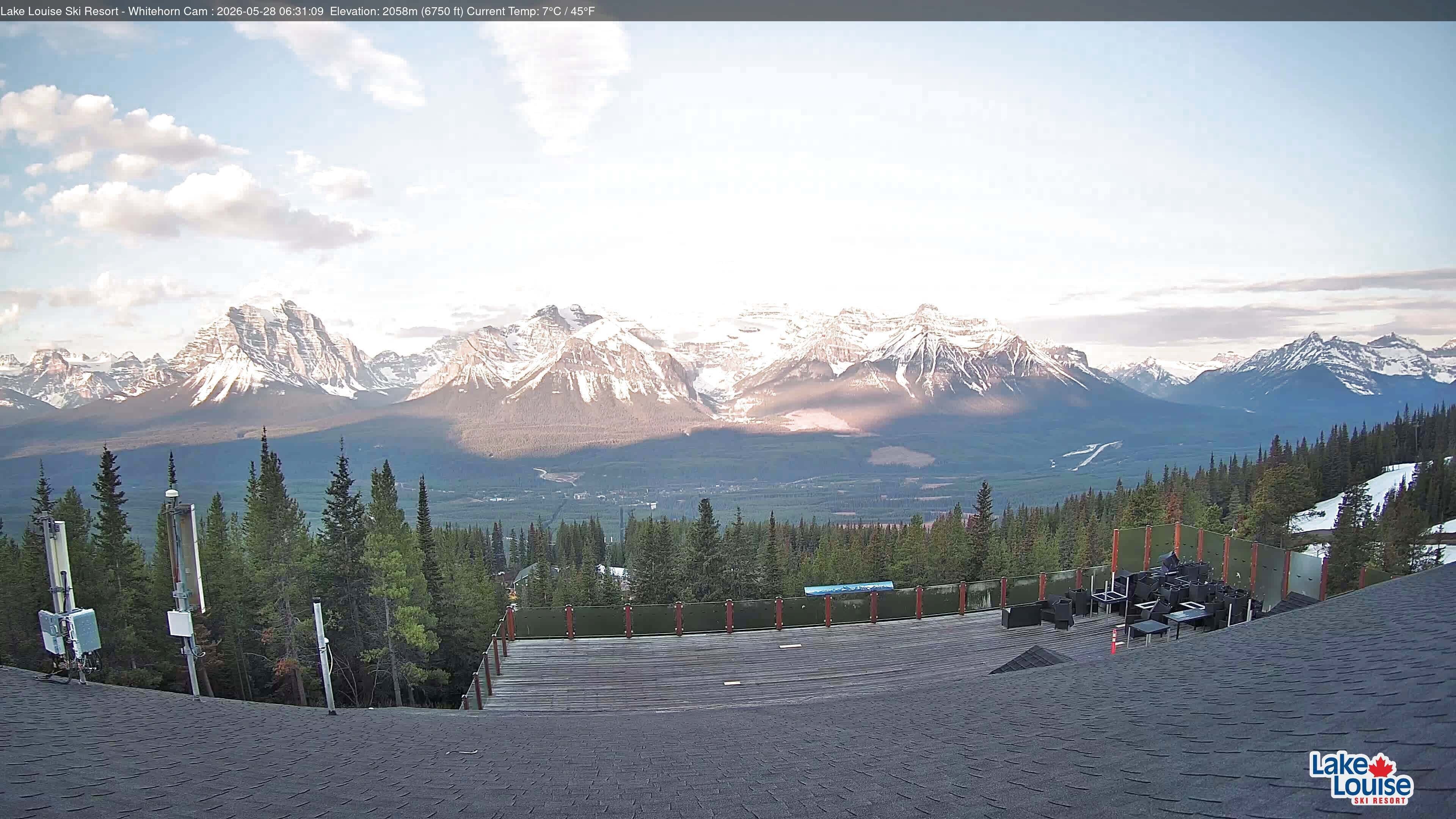 Archiv Foto Webcam Whitehorn Lodge (2.058m)