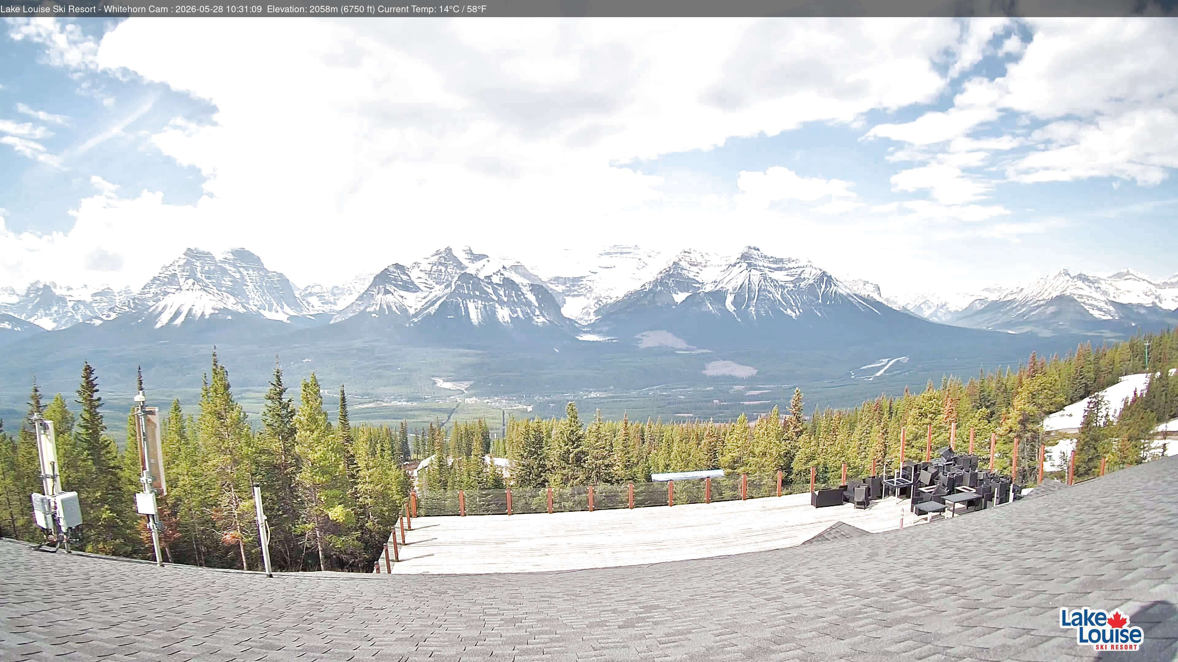 Archiv Foto Webcam Whitehorn Lodge (2.058m)