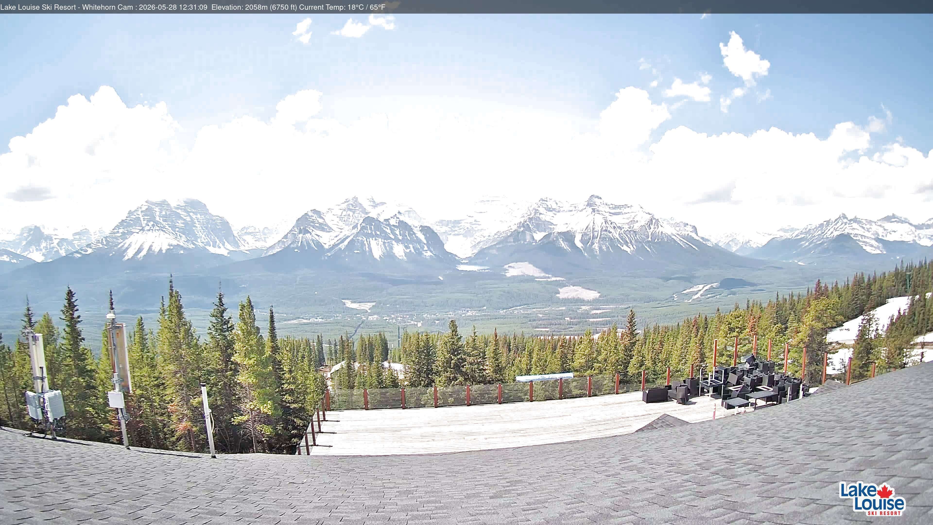 Archiv Foto Webcam Whitehorn Lodge (2.058m)