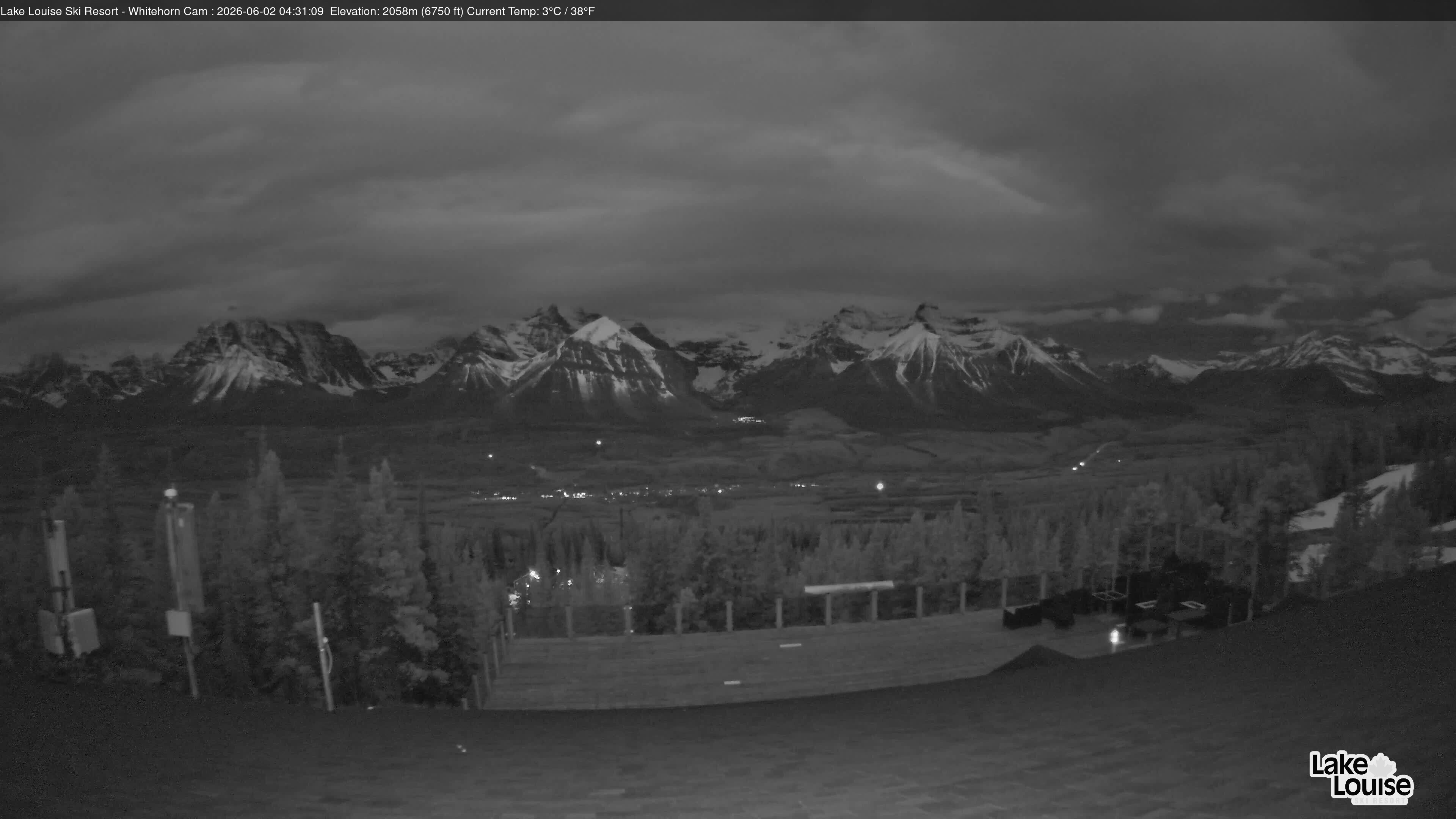 Archiv Foto Webcam Whitehorn Lodge (2.058m)
