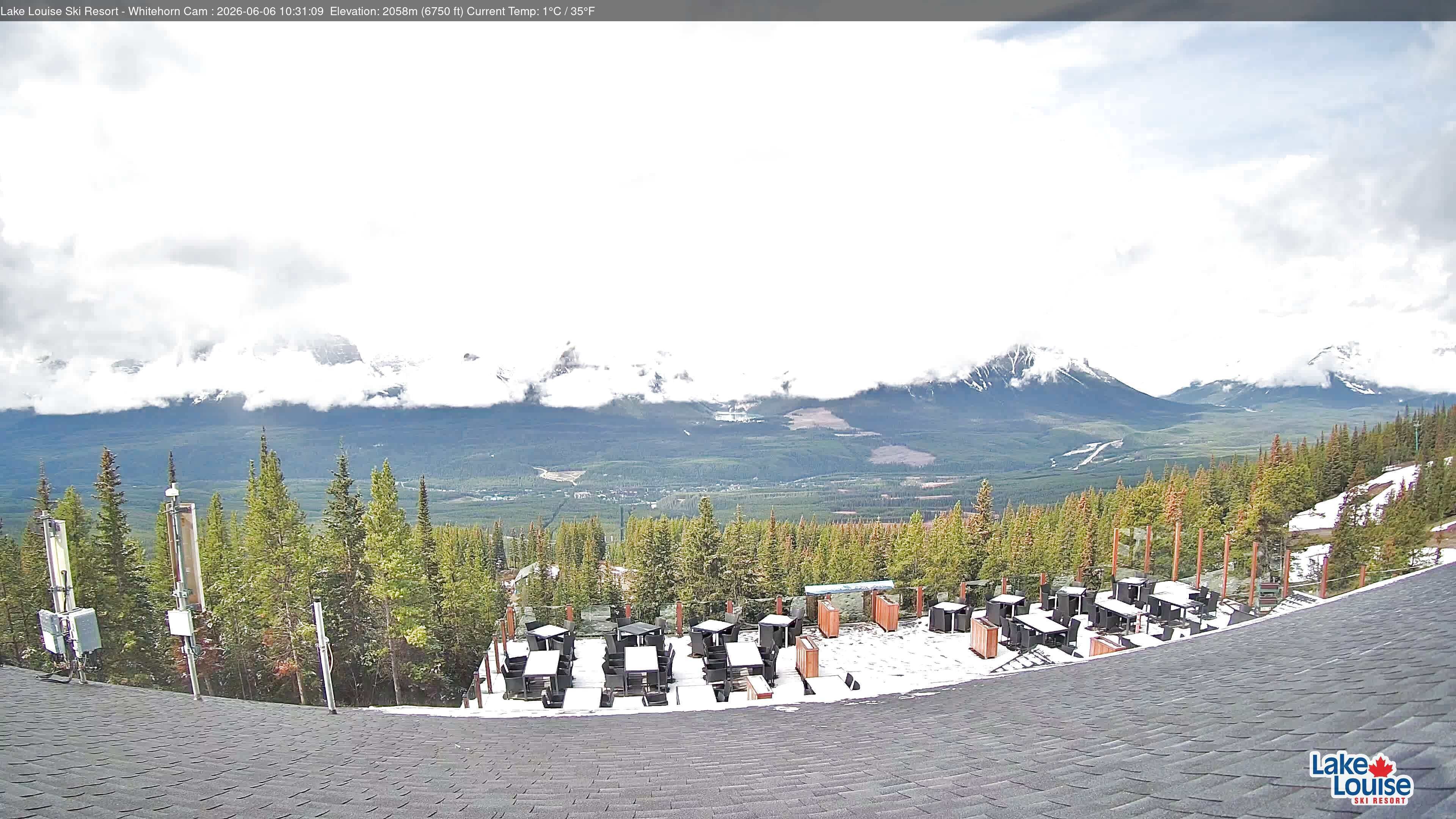 Archived image Webcam Whitehorn Lodge (2.058m)
