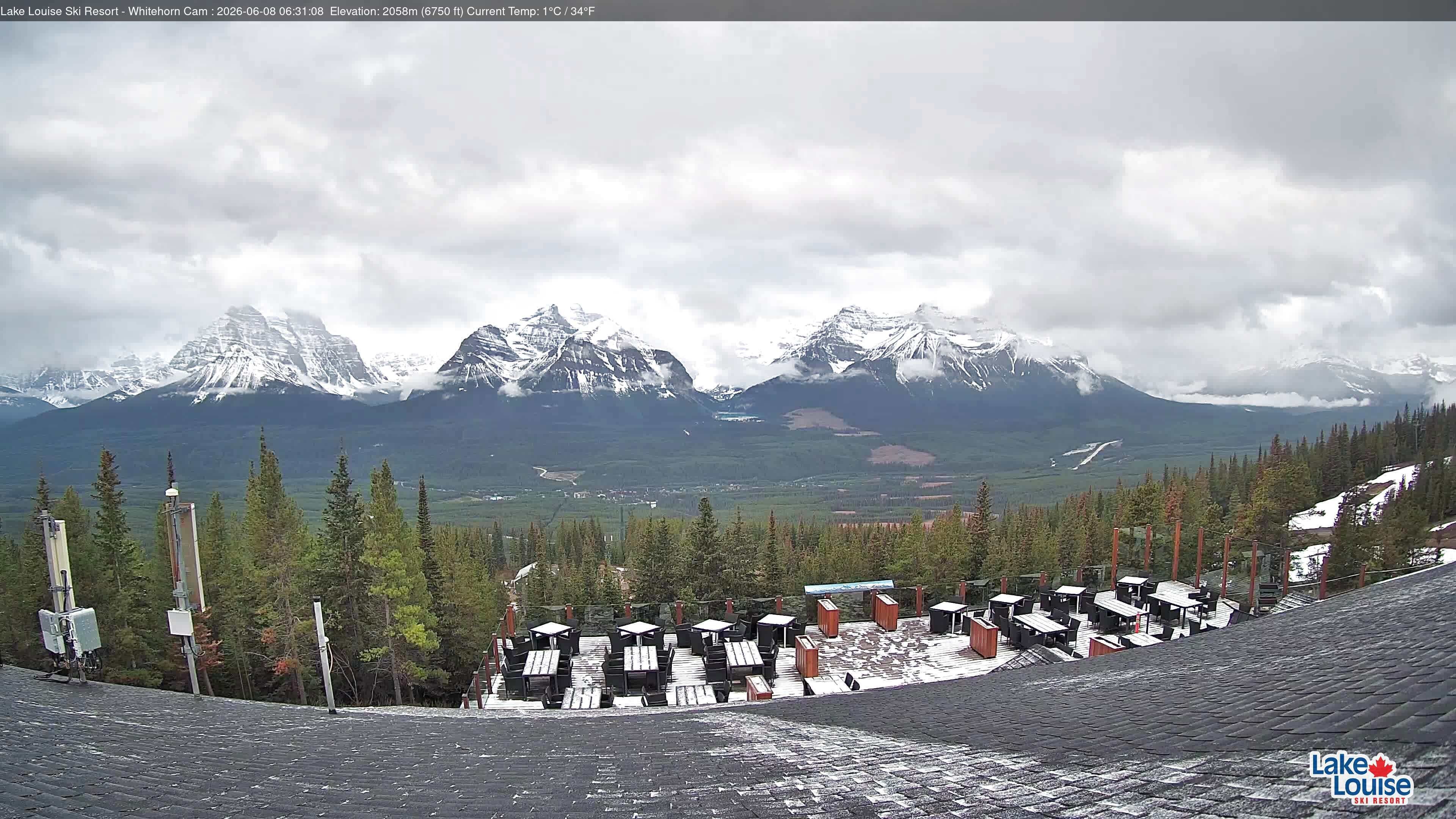 Archived image Webcam Whitehorn Lodge (2.058m)