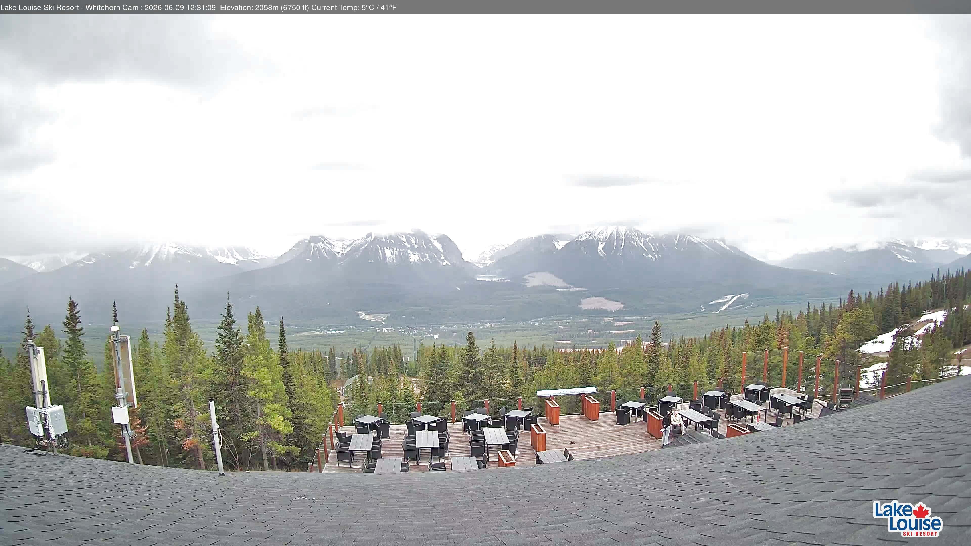 Archiv Foto Webcam Whitehorn Lodge (2.058m)
