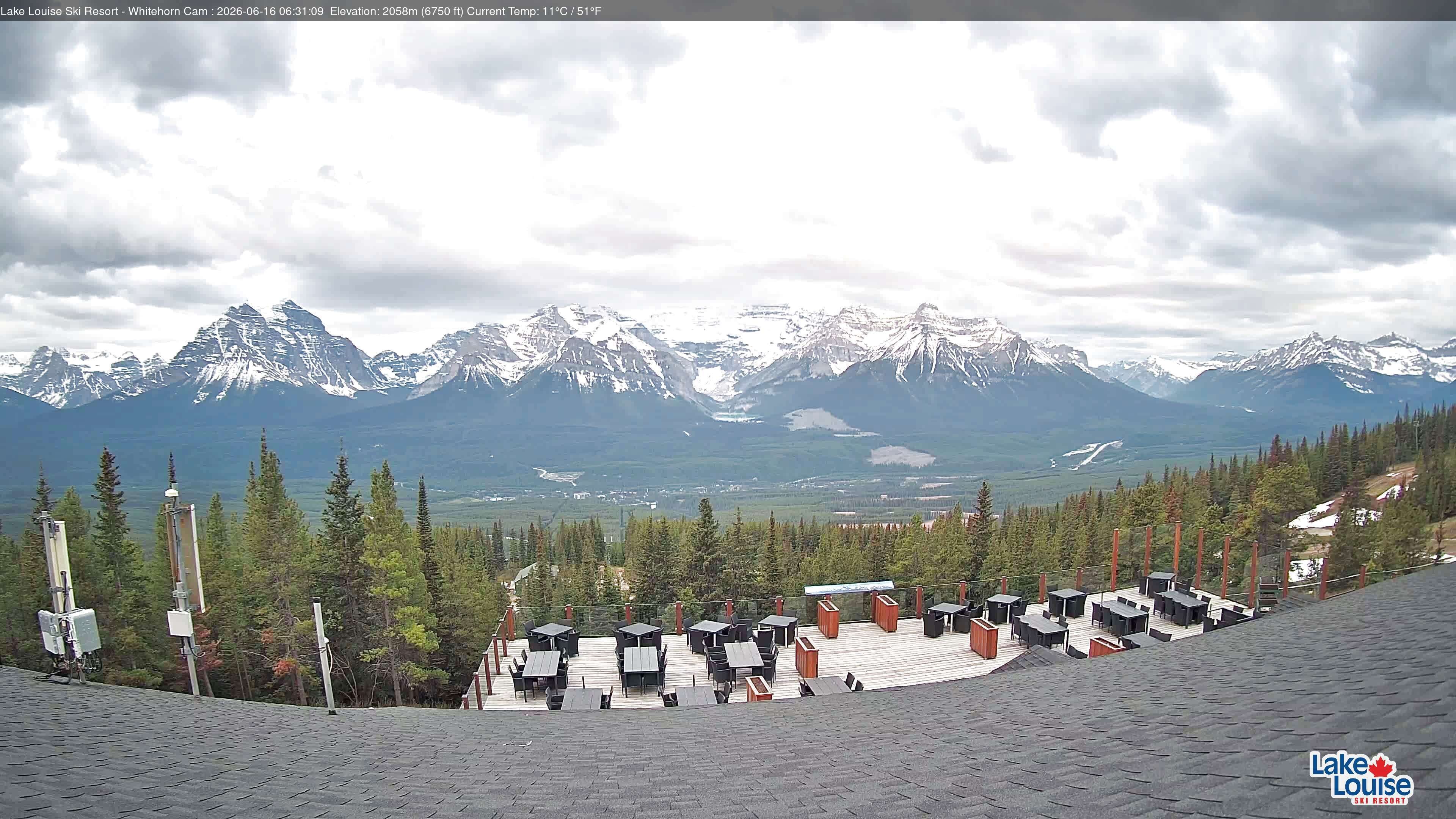 Archived image Webcam Whitehorn Lodge (2.058m)