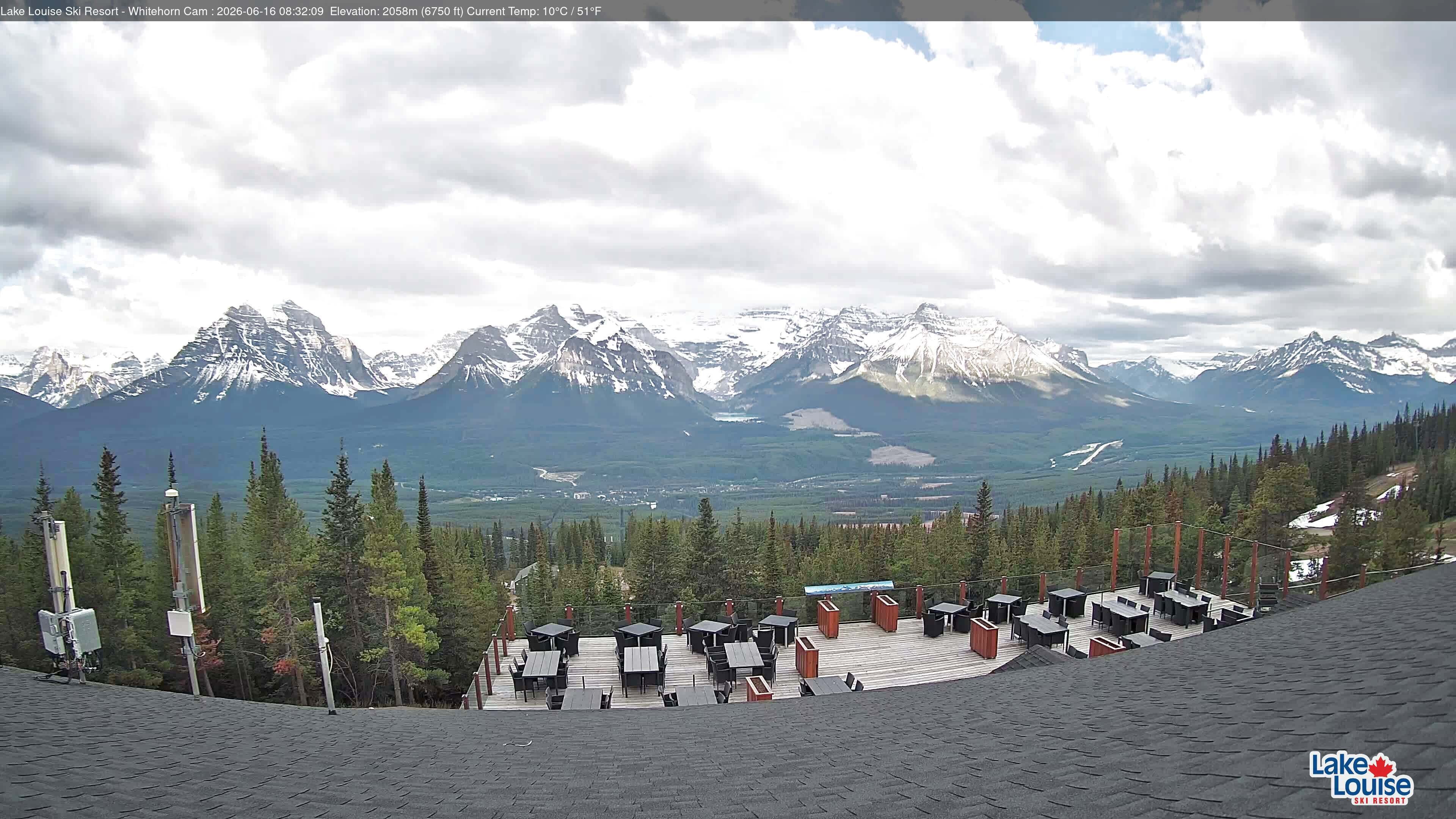 Archived image Webcam Whitehorn Lodge (2.058m)