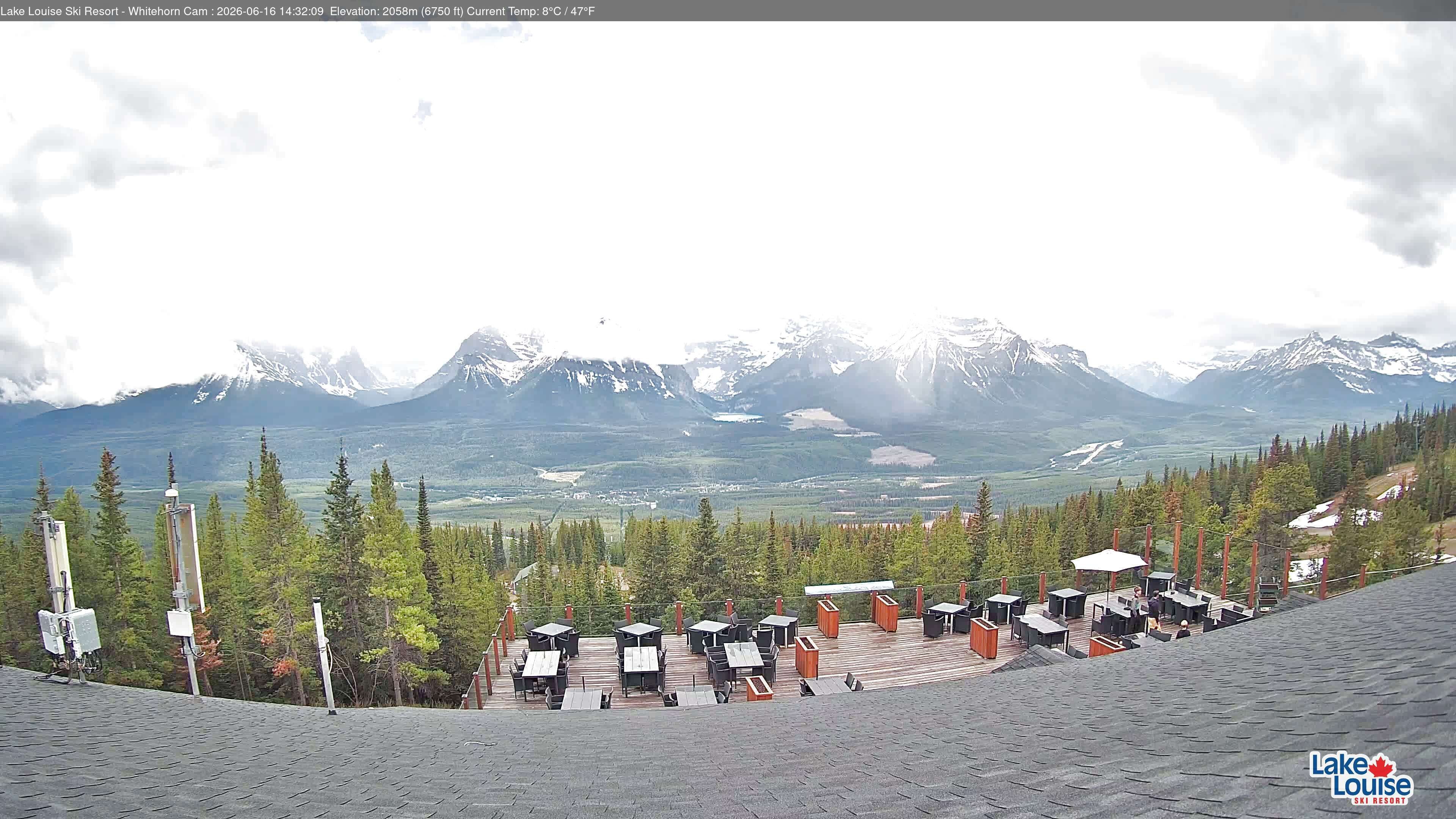 Archived image Webcam Whitehorn Lodge (2.058m)