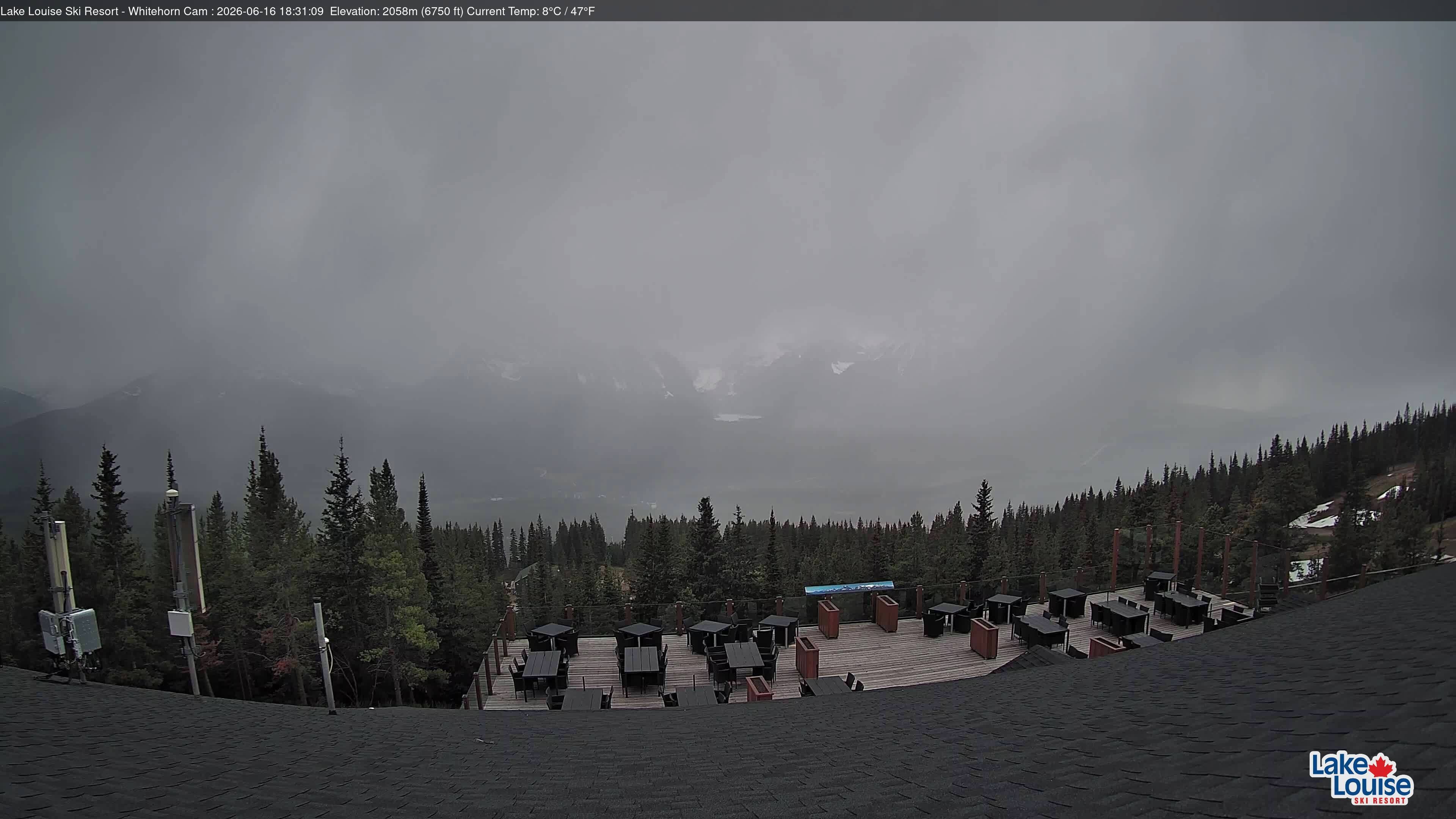 Archived image Webcam Whitehorn Lodge (2.058m)