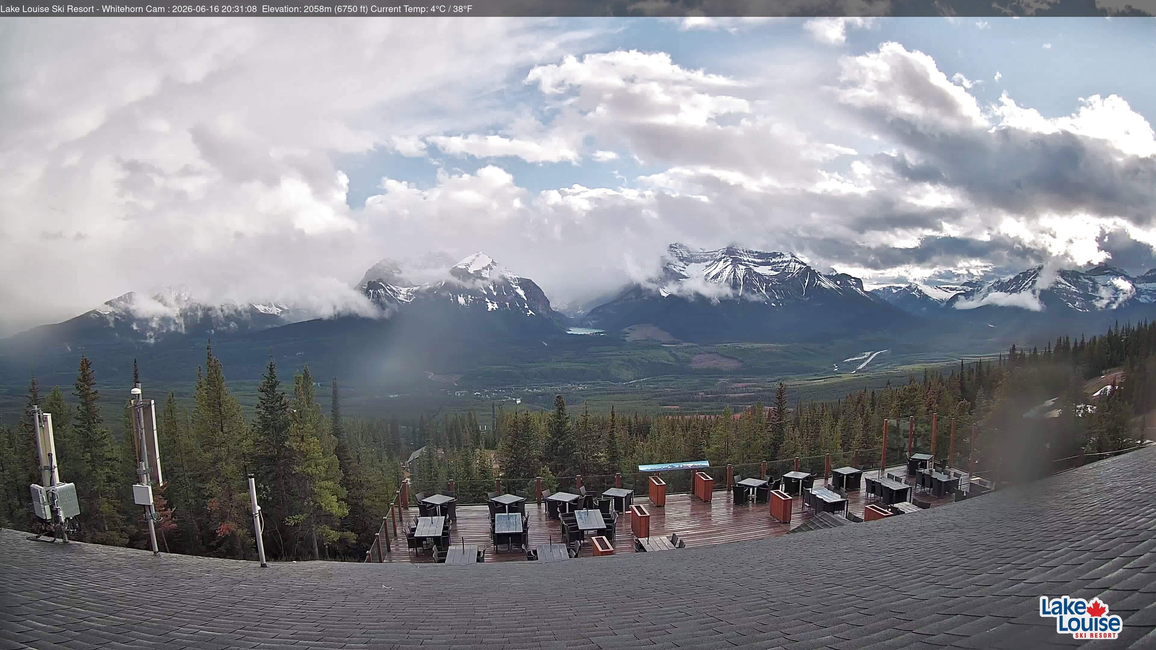 Archived image Webcam Whitehorn Lodge (2.058m)