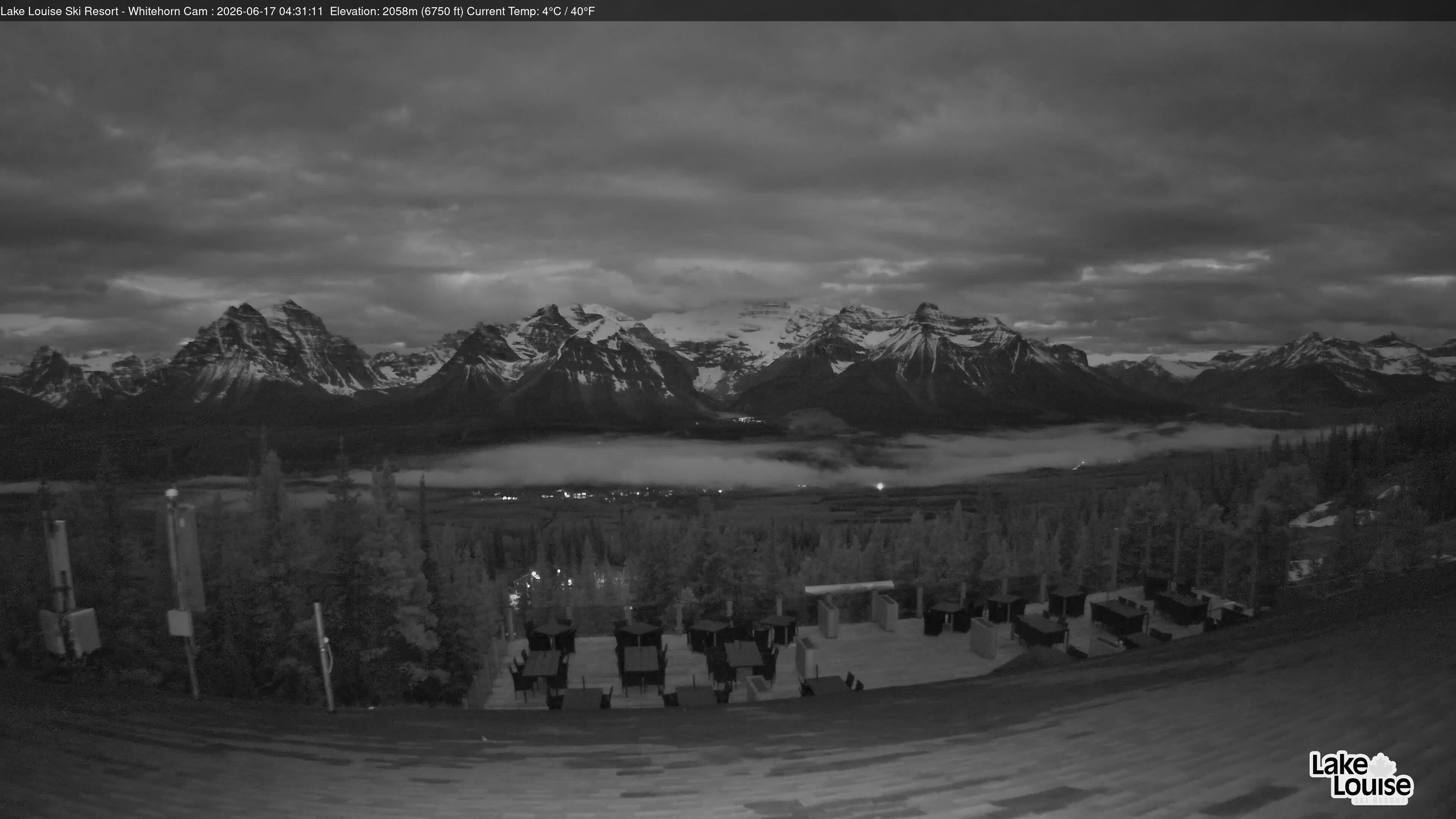 Archiv Foto Webcam Whitehorn Lodge (2.058m)