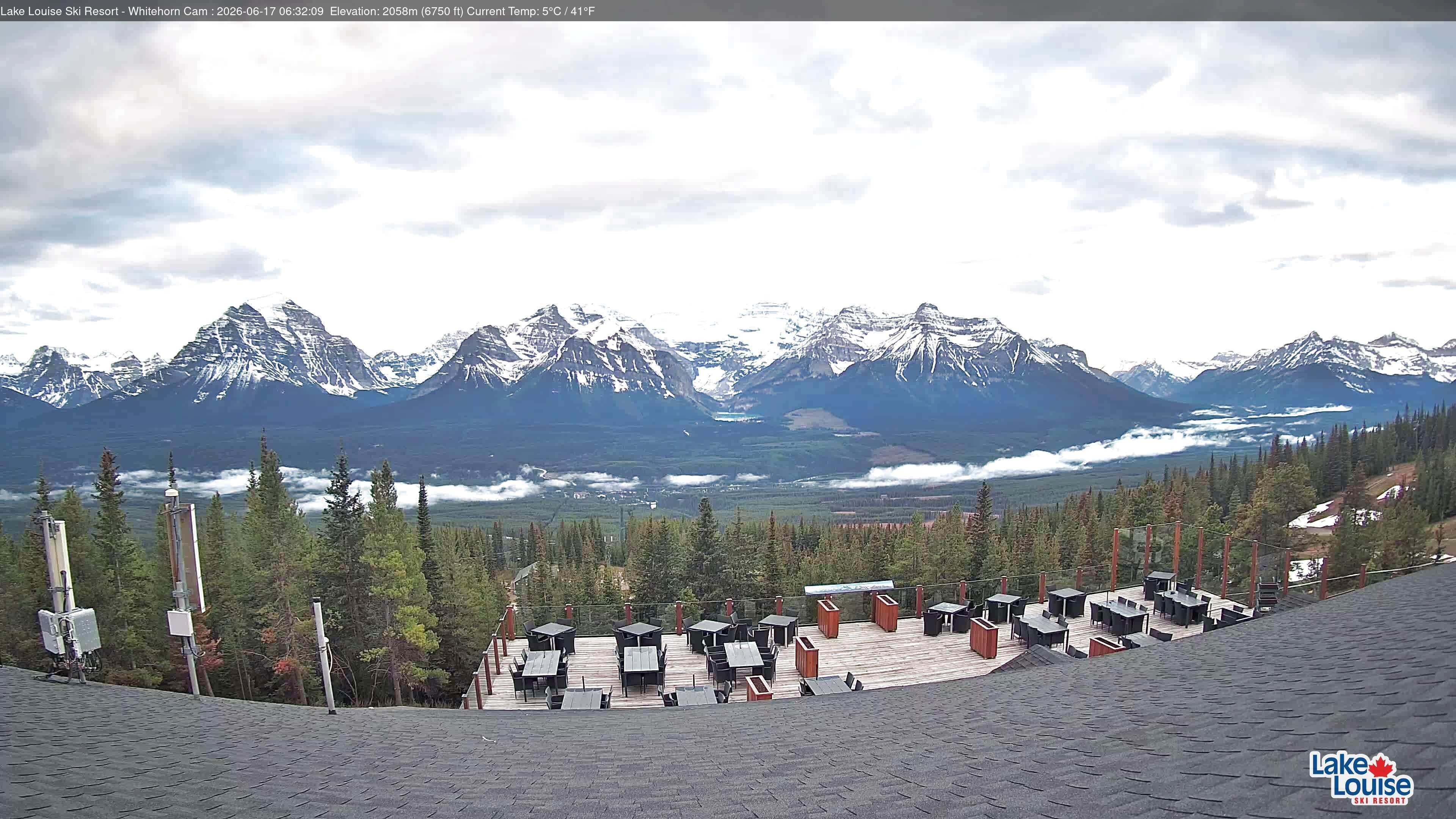 Archived image Webcam Whitehorn Lodge (2.058m)