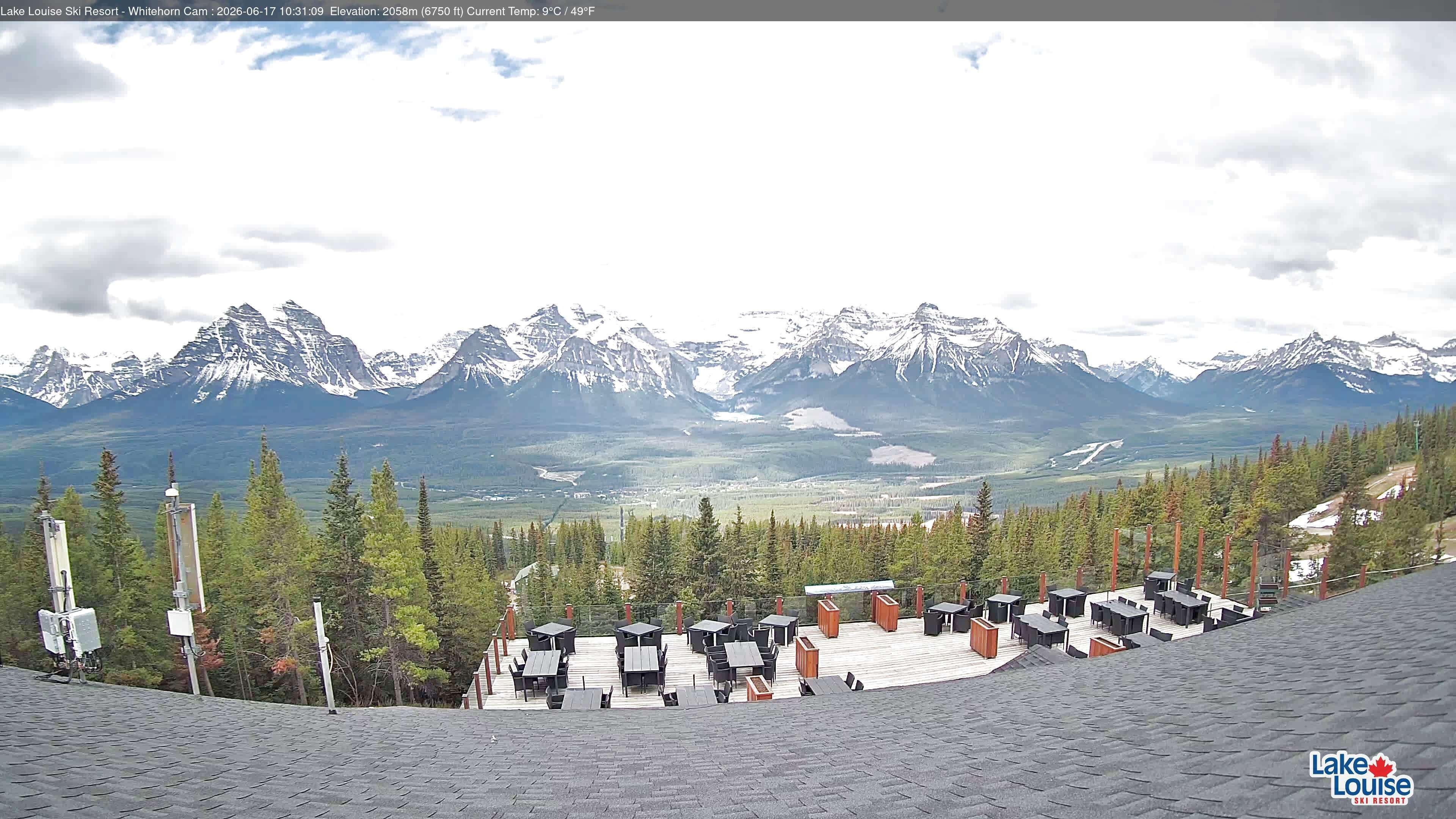 Archiv Foto Webcam Whitehorn Lodge (2.058m)