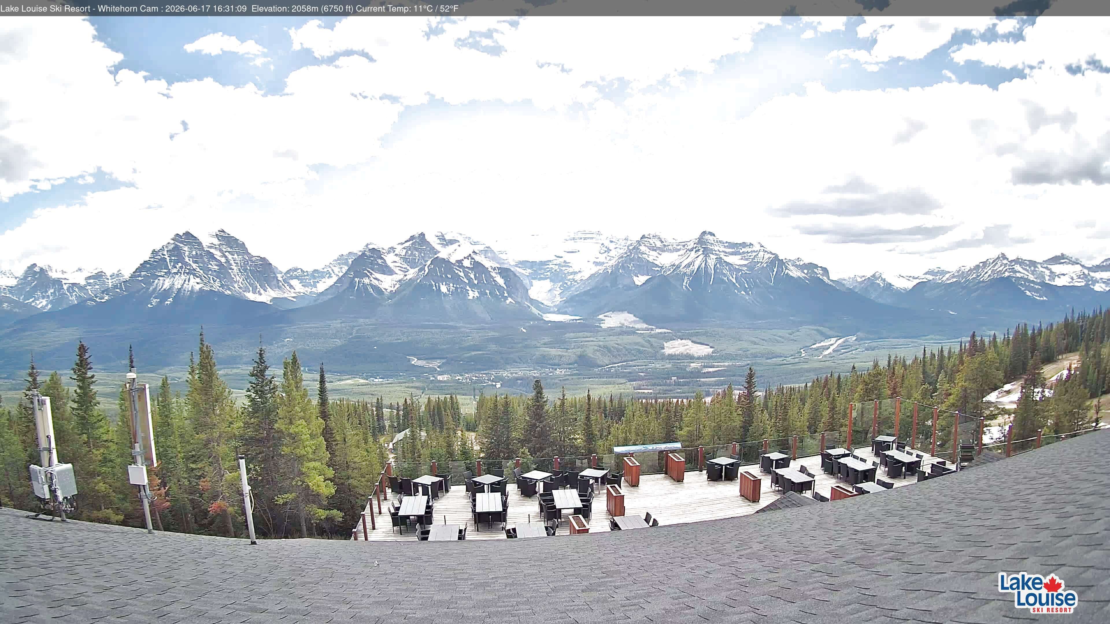 Archiv Foto Webcam Whitehorn Lodge (2.058m)