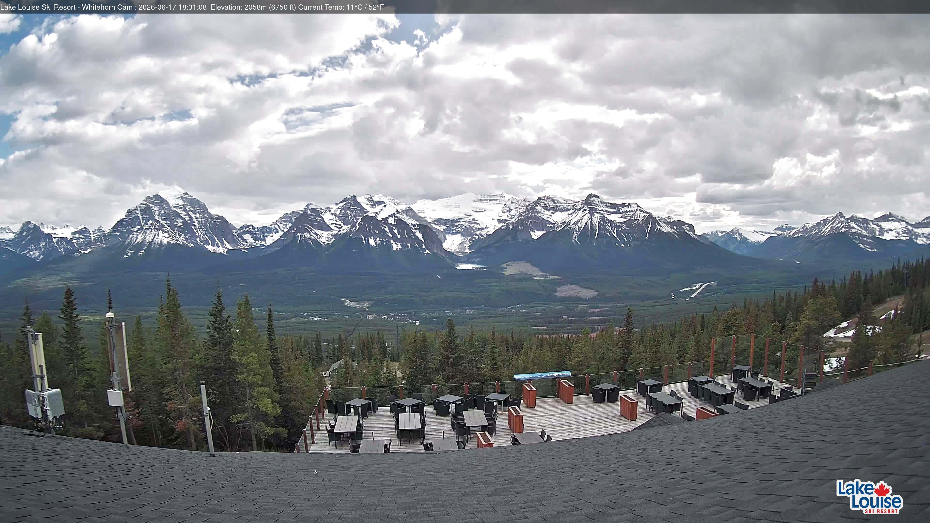 Archiv Foto Webcam Whitehorn Lodge (2.058m)