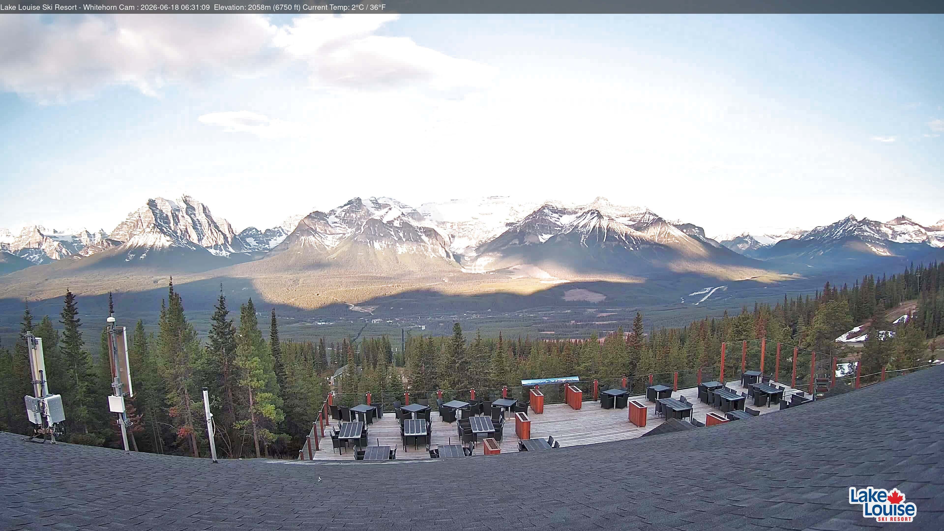 Archived image Webcam Whitehorn Lodge (2.058m)