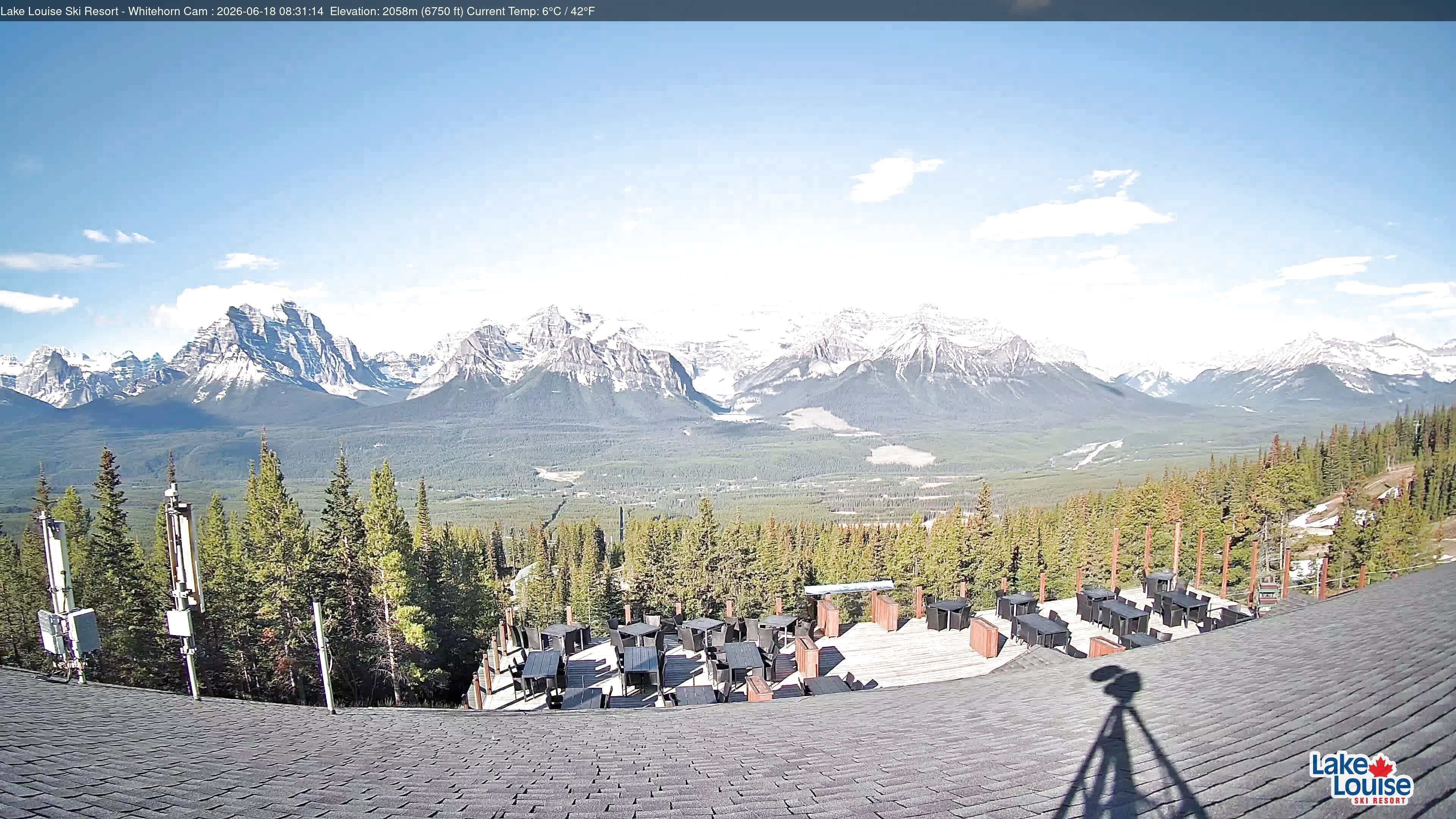 Archived image Webcam Whitehorn Lodge (2.058m)
