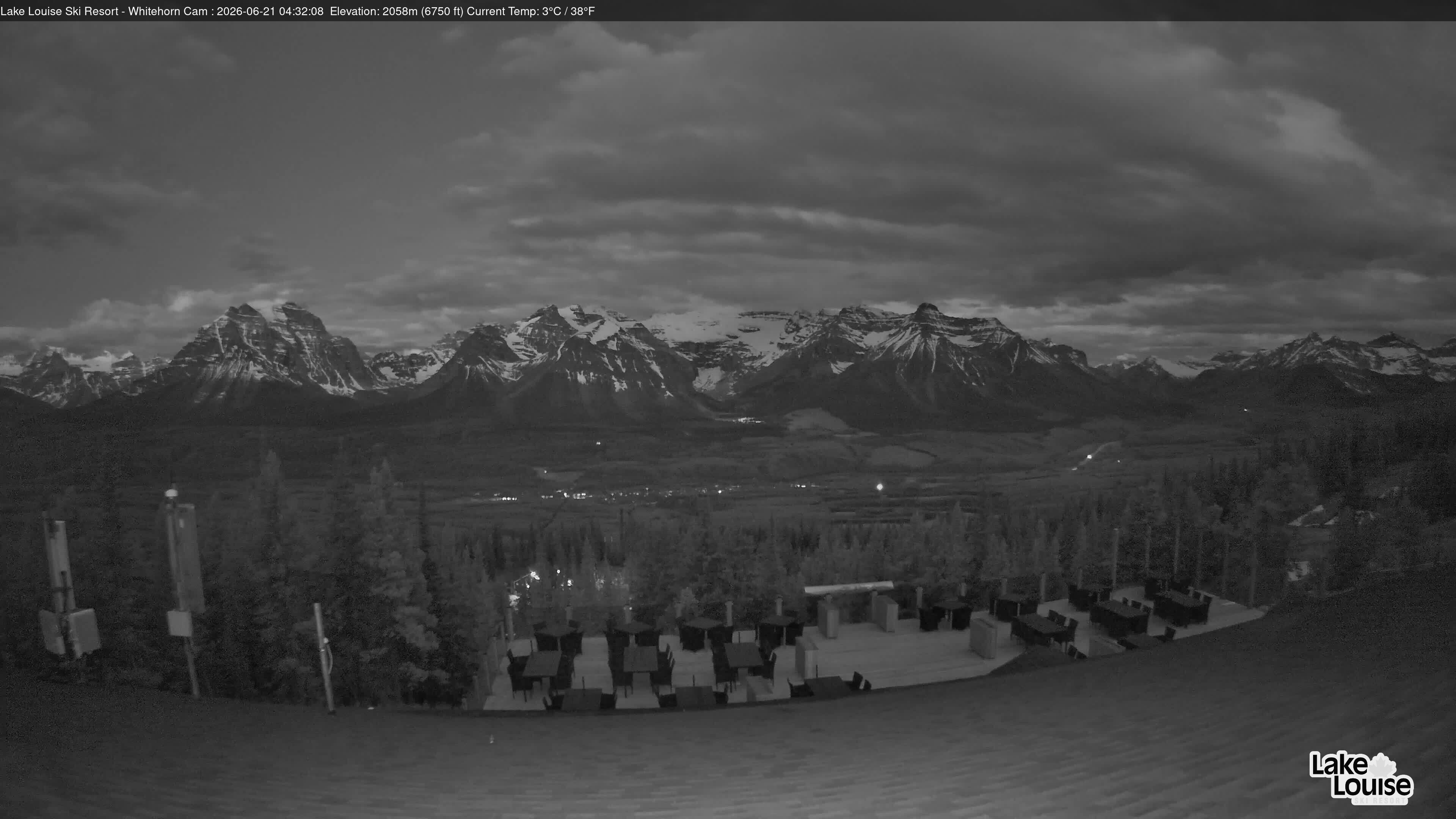 Archiv Foto Webcam Whitehorn Lodge (2.058m)