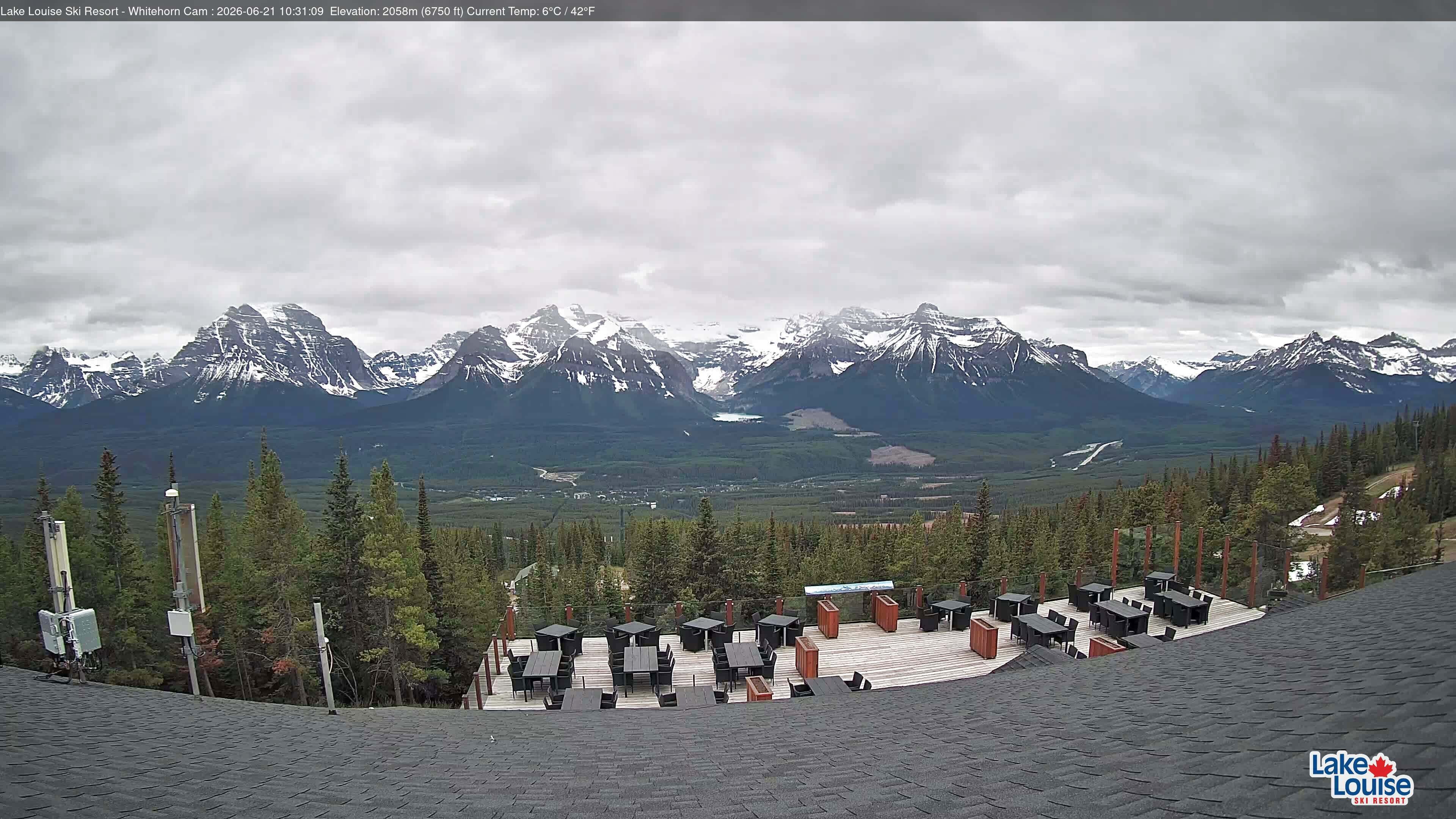 Archived image Webcam Whitehorn Lodge (2.058m)