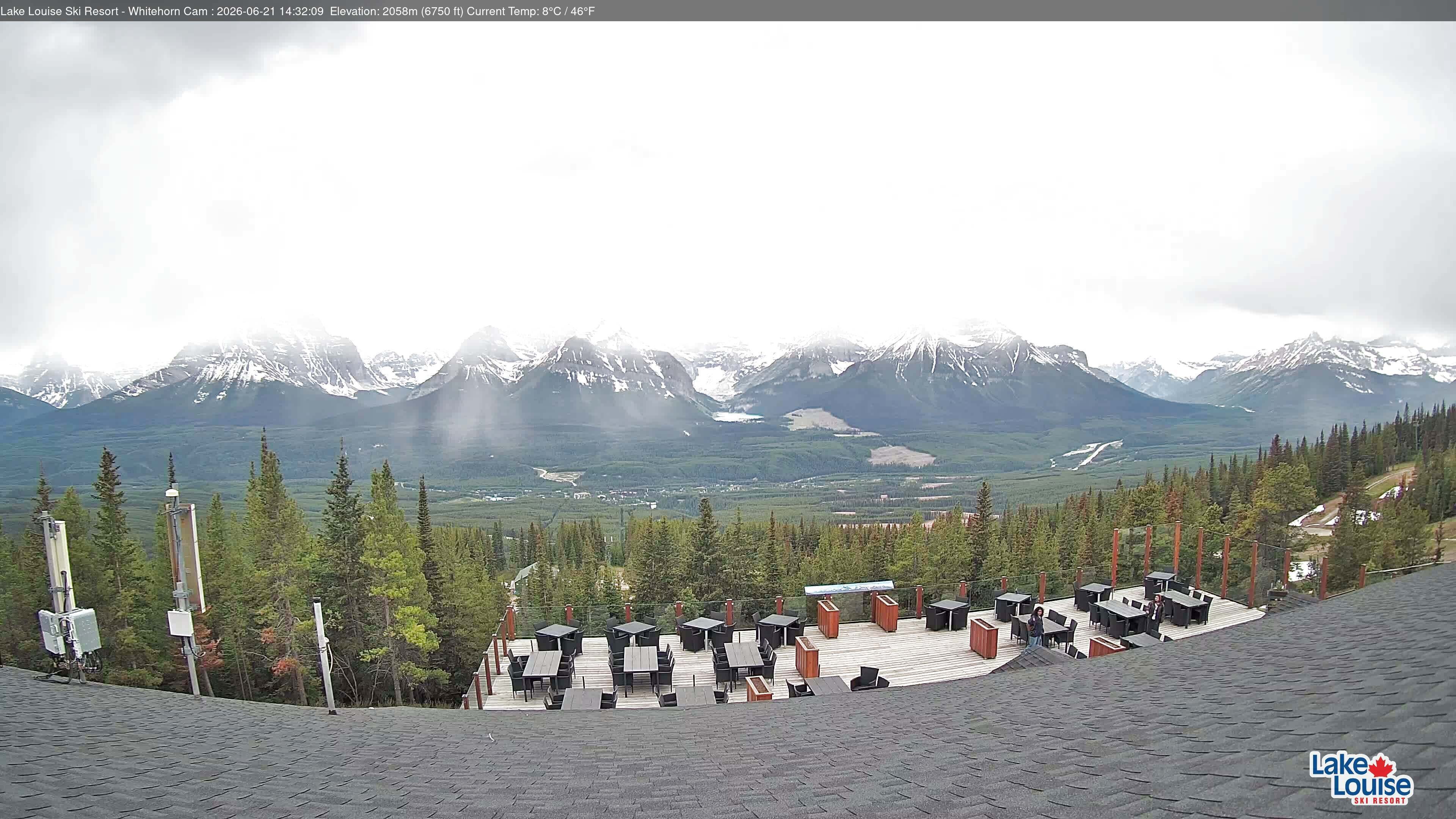 Archiv Foto Webcam Whitehorn Lodge (2.058m)