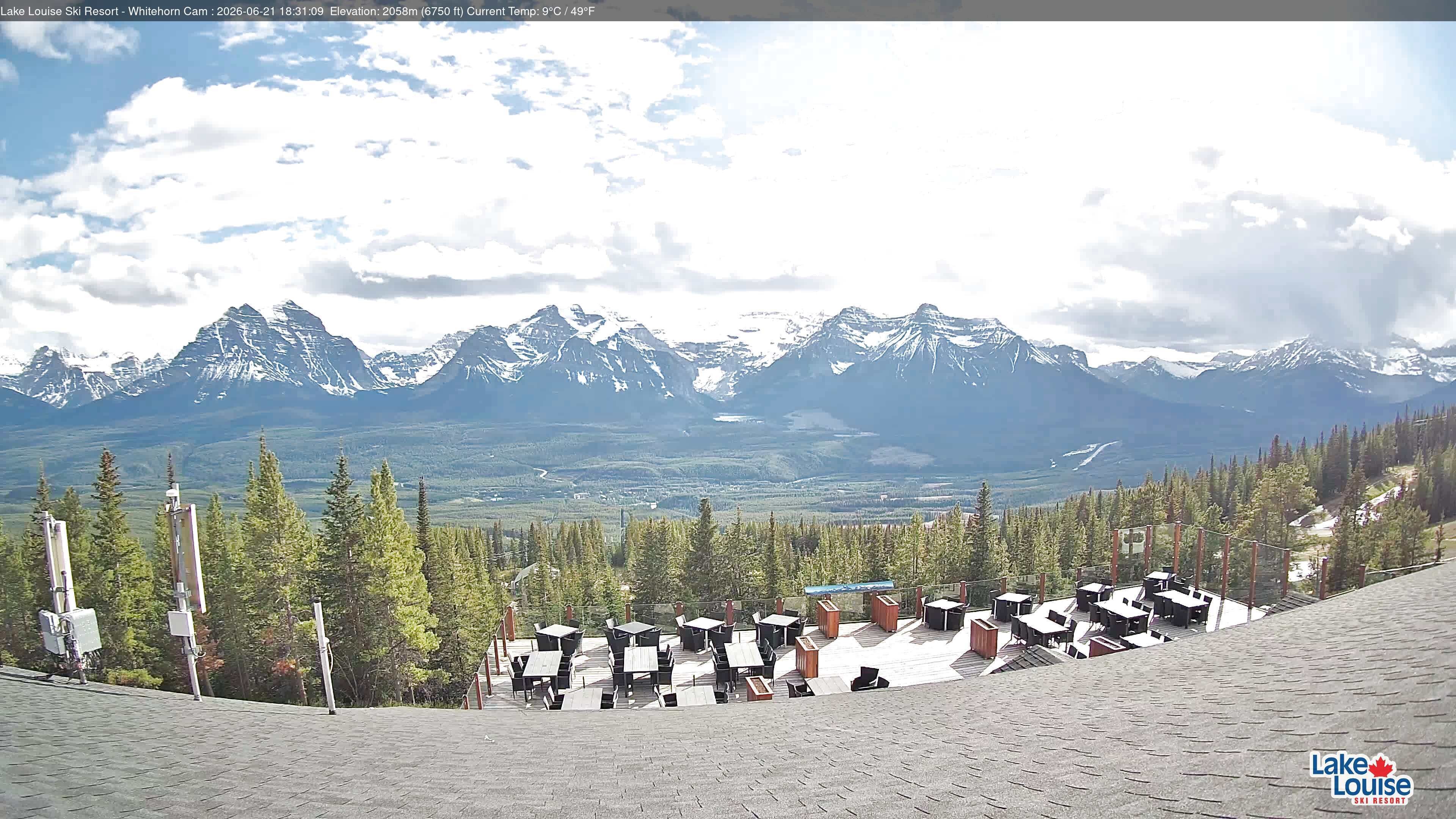 Archiv Foto Webcam Whitehorn Lodge (2.058m)