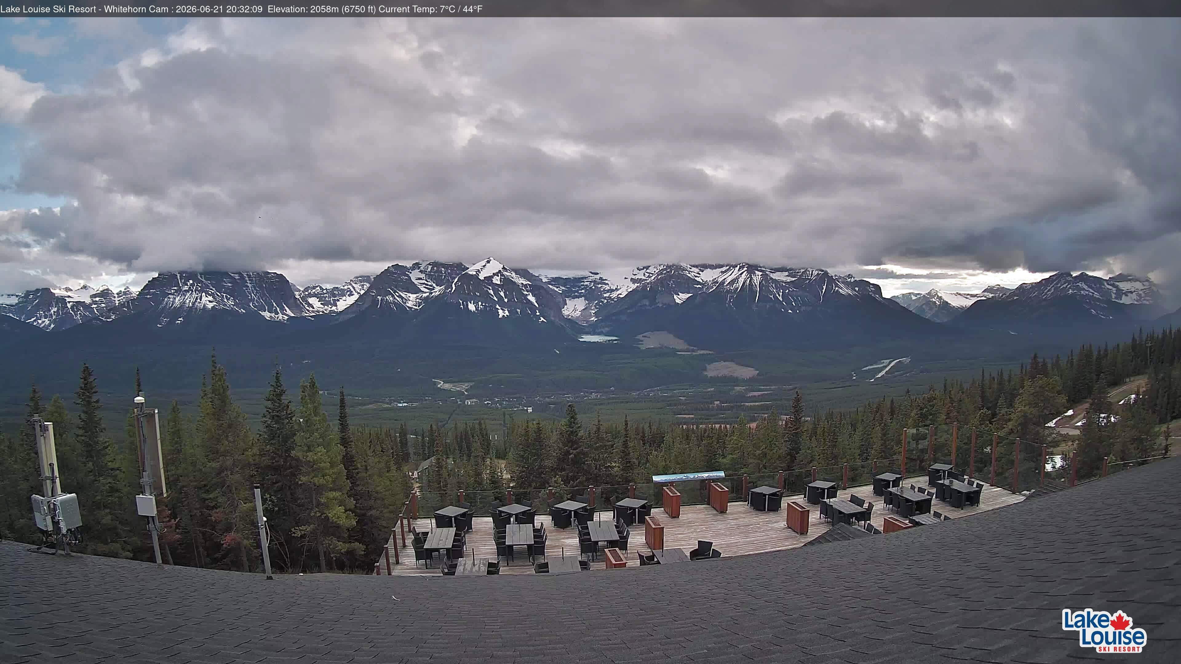 Archived image Webcam Whitehorn Lodge (2.058m)
