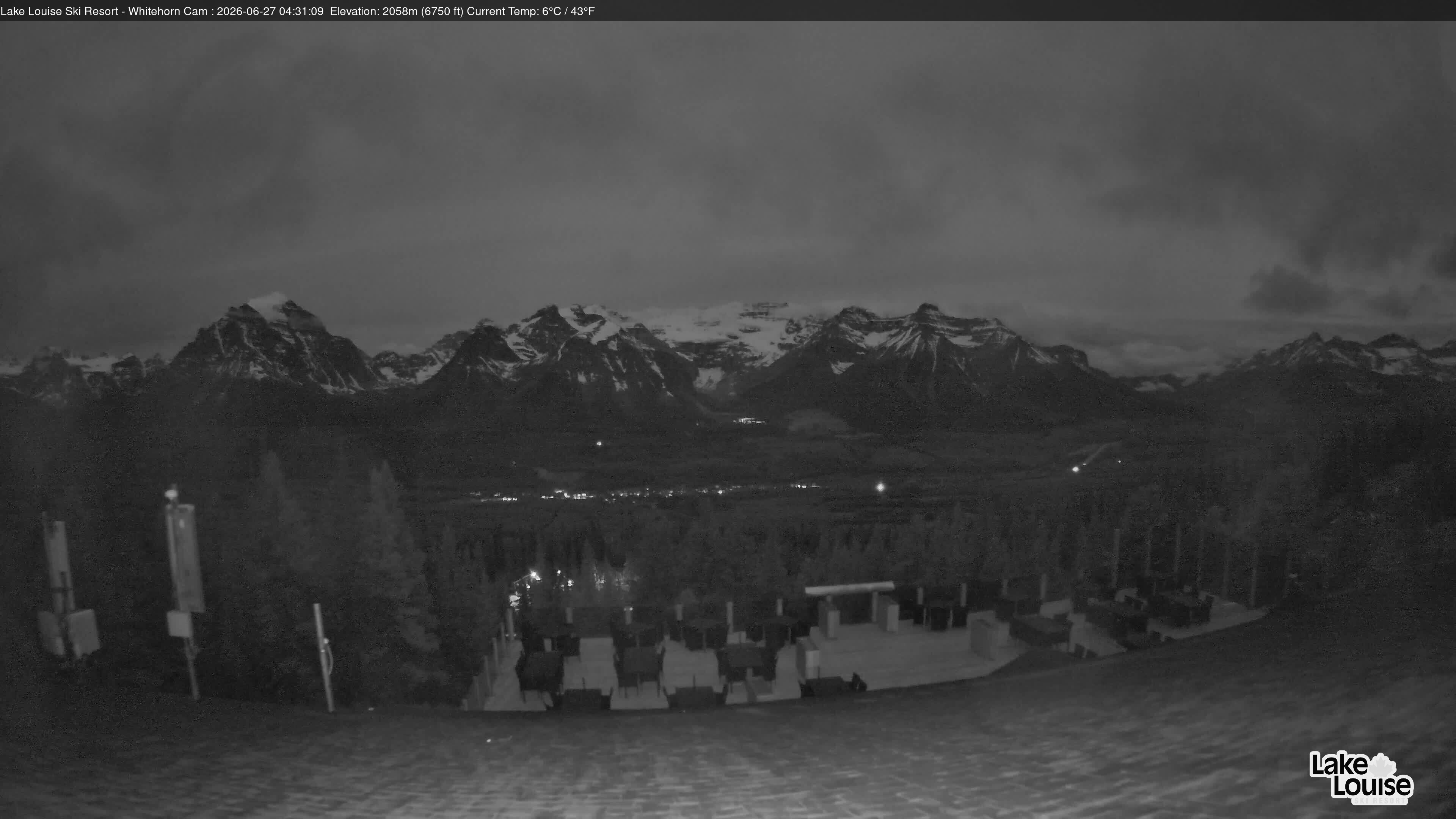 Archiv Foto Webcam Whitehorn Lodge (2.058m)