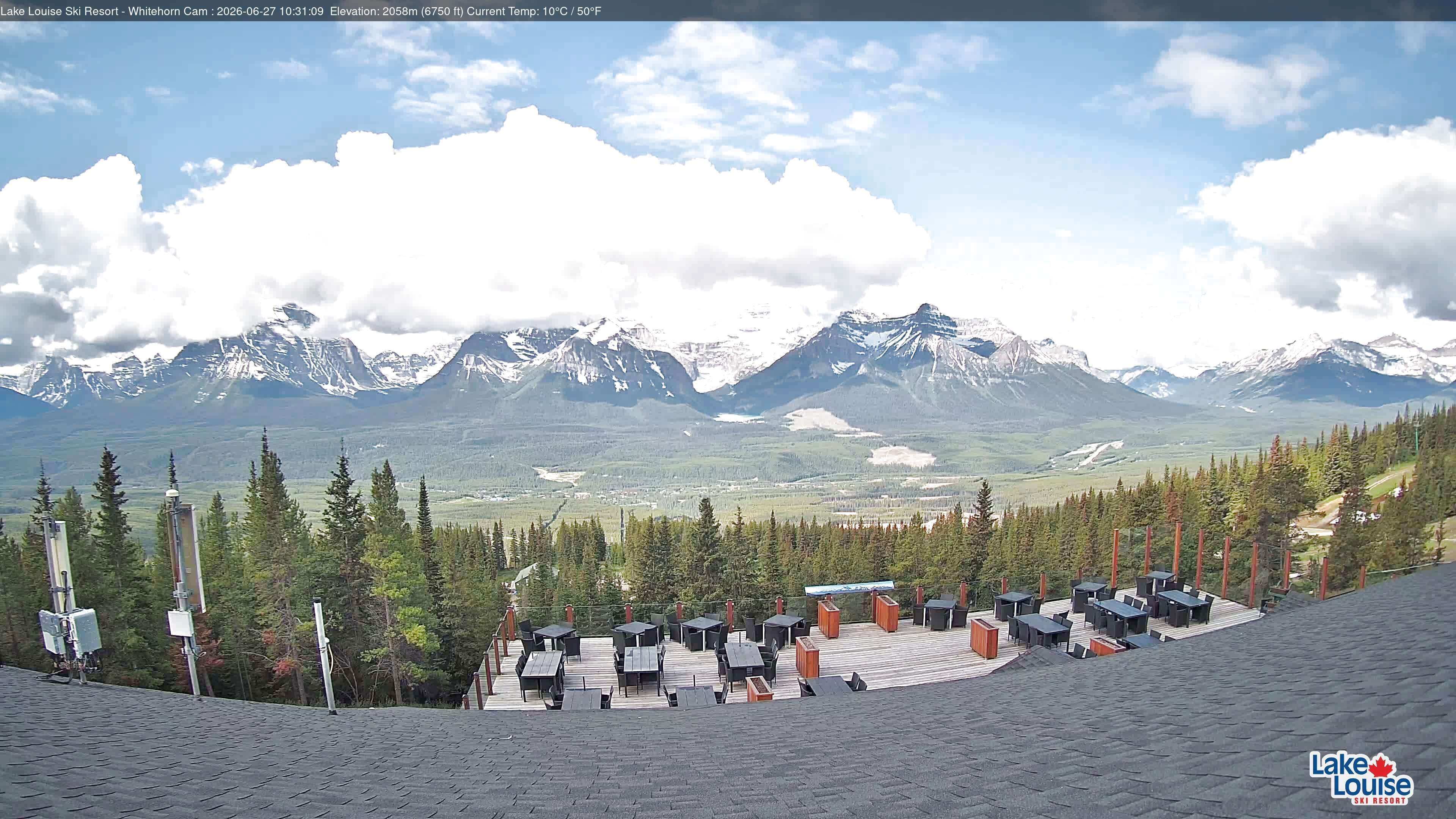 Archiv Foto Webcam Whitehorn Lodge (2.058m)