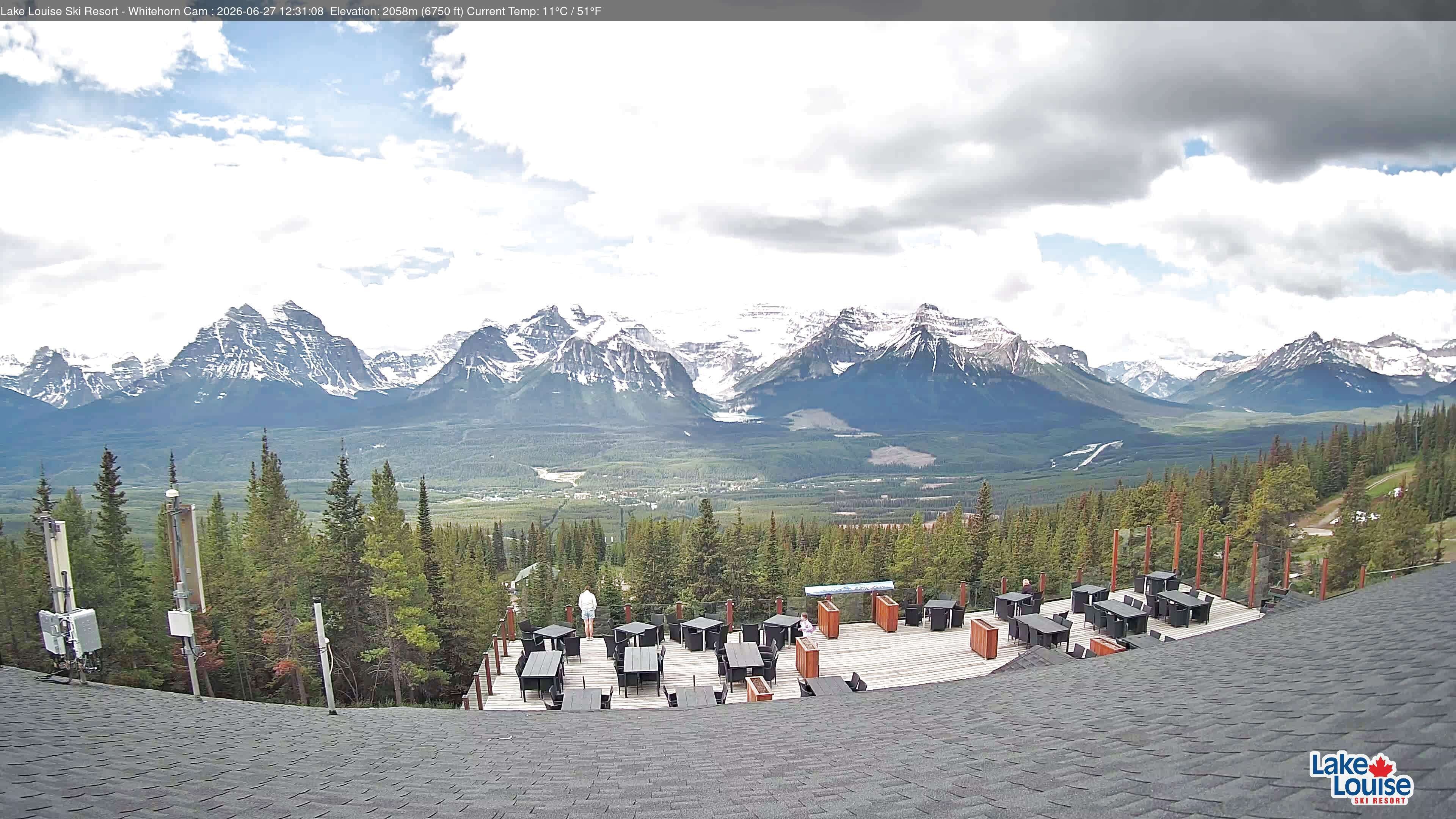 Archiv Foto Webcam Whitehorn Lodge (2.058m)