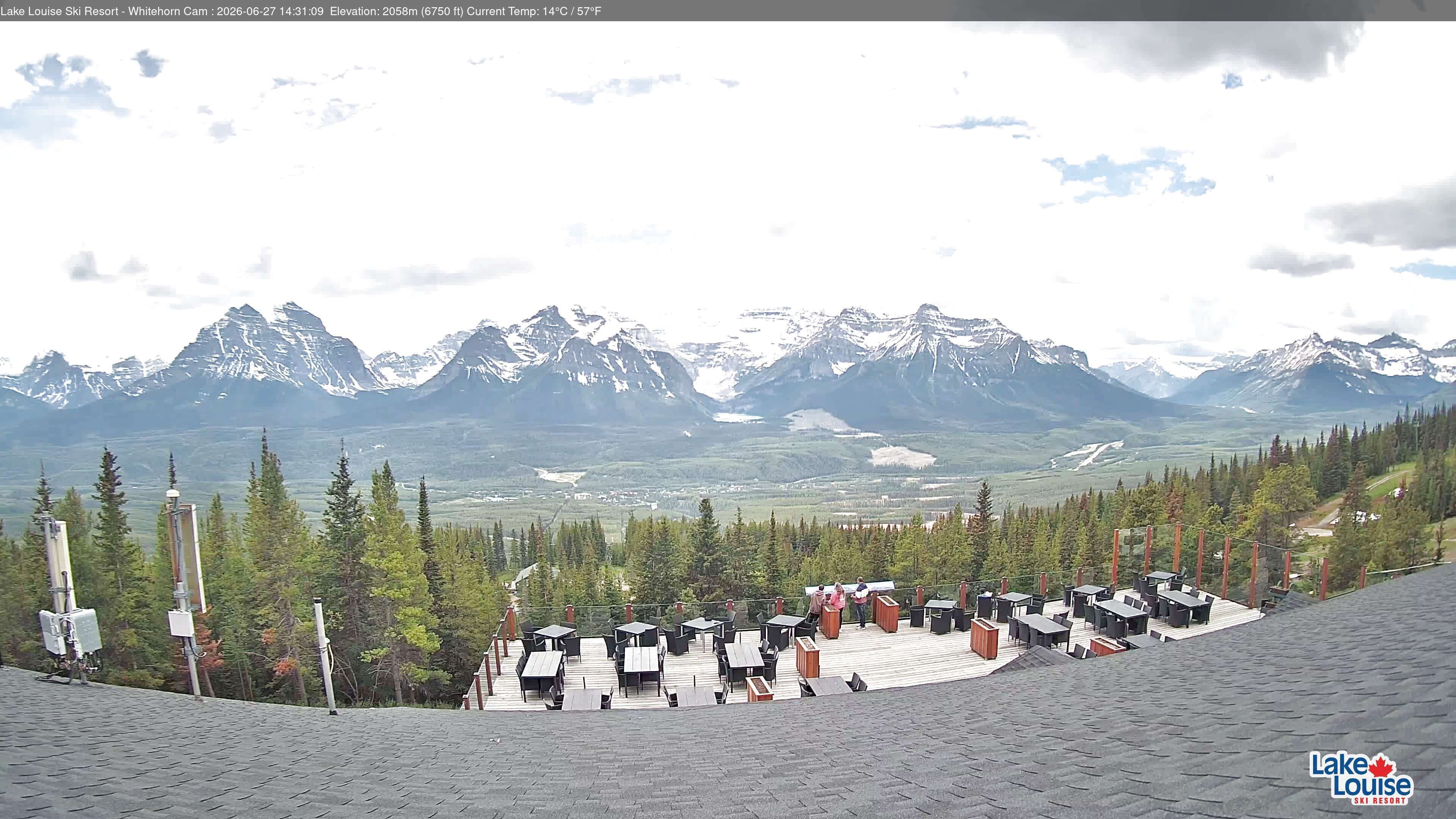 Archiv Foto Webcam Whitehorn Lodge (2.058m)