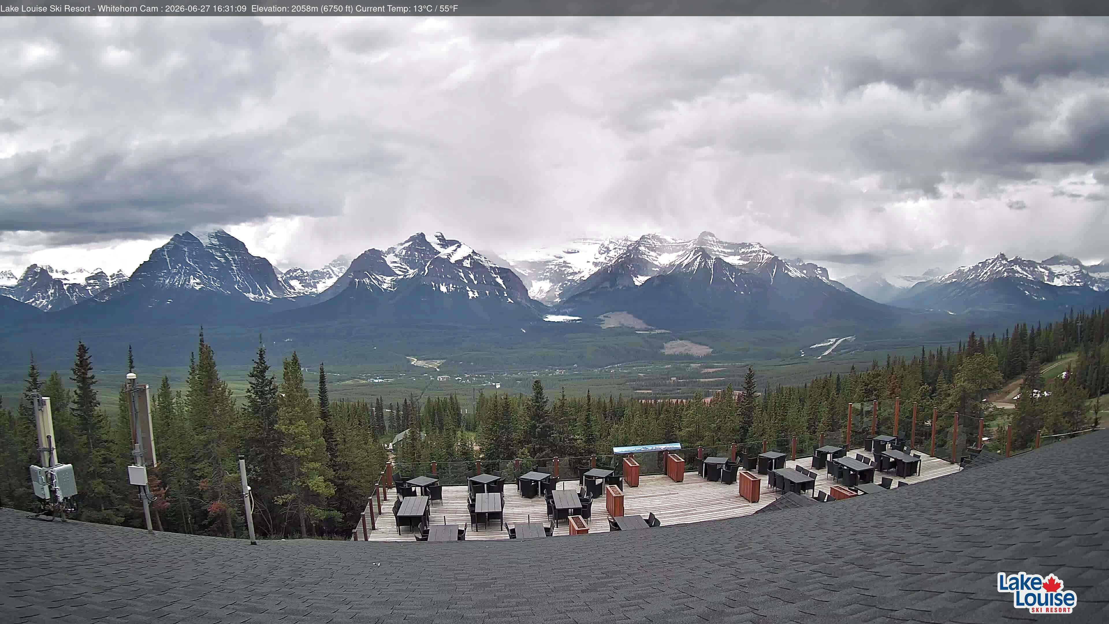 Archiv Foto Webcam Whitehorn Lodge (2.058m)