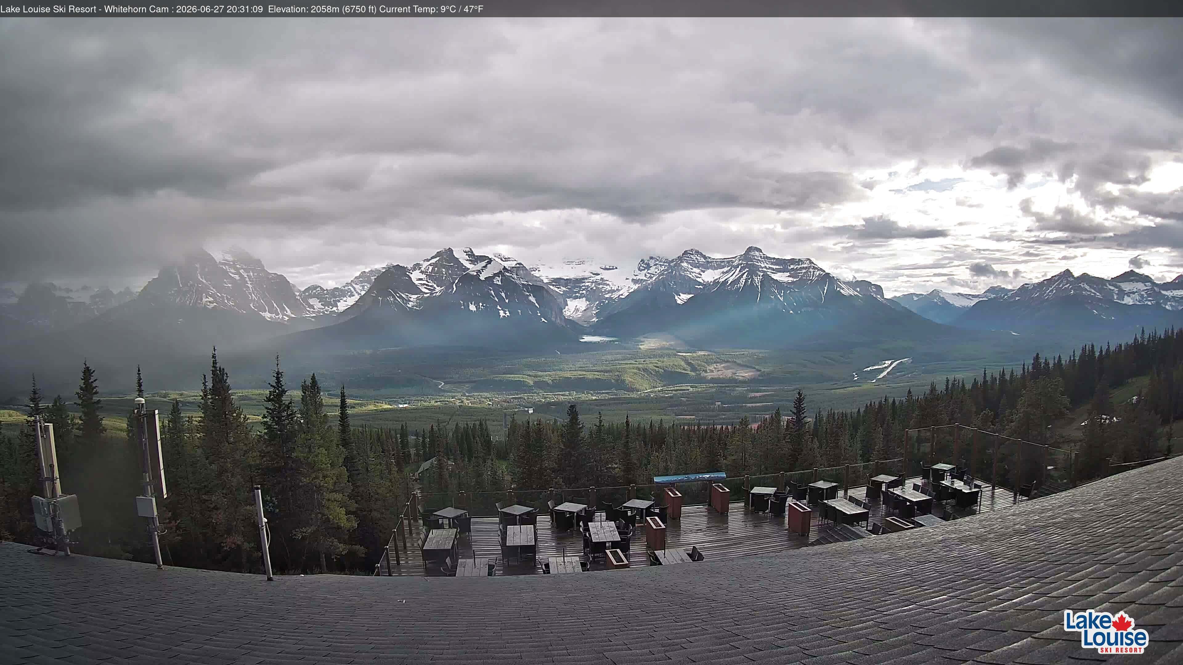 Archiv Foto Webcam Whitehorn Lodge (2.058m)