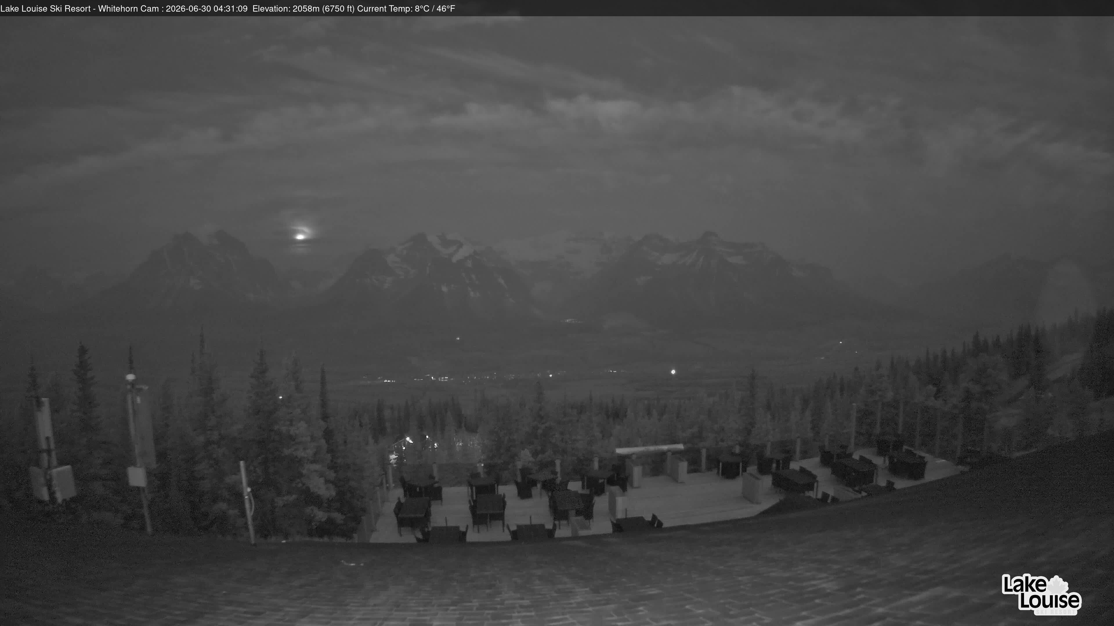 Archiv Foto Webcam Whitehorn Lodge (2.058m)