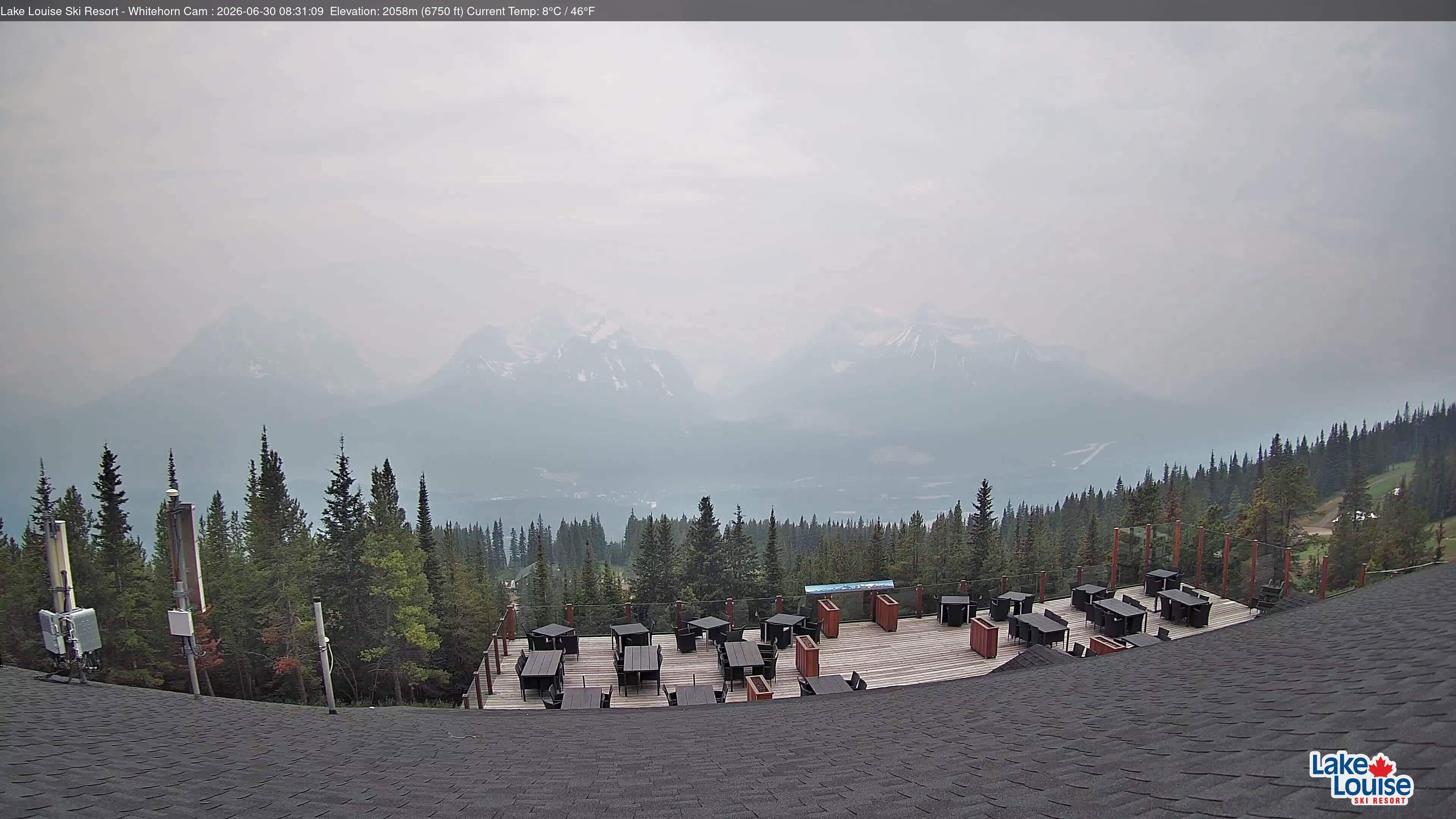Archiv Foto Webcam Whitehorn Lodge (2.058m)