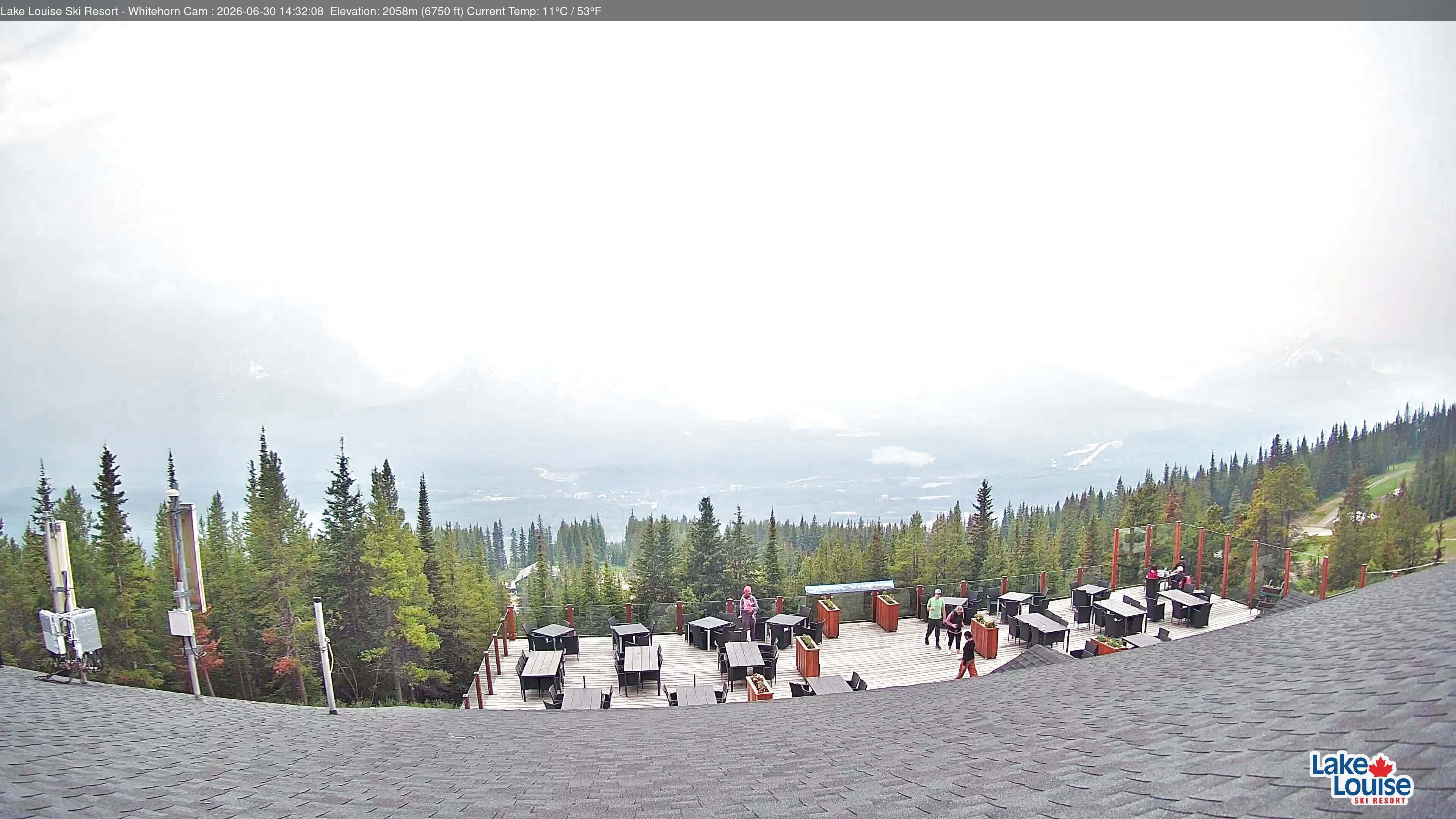 Archiv Foto Webcam Whitehorn Lodge (2.058m)