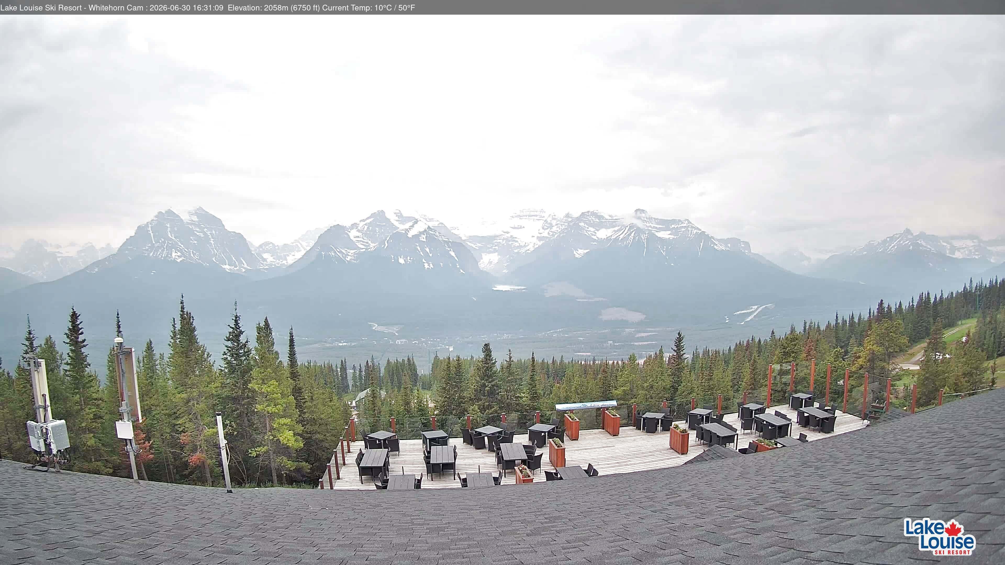 Archiv Foto Webcam Whitehorn Lodge (2.058m)