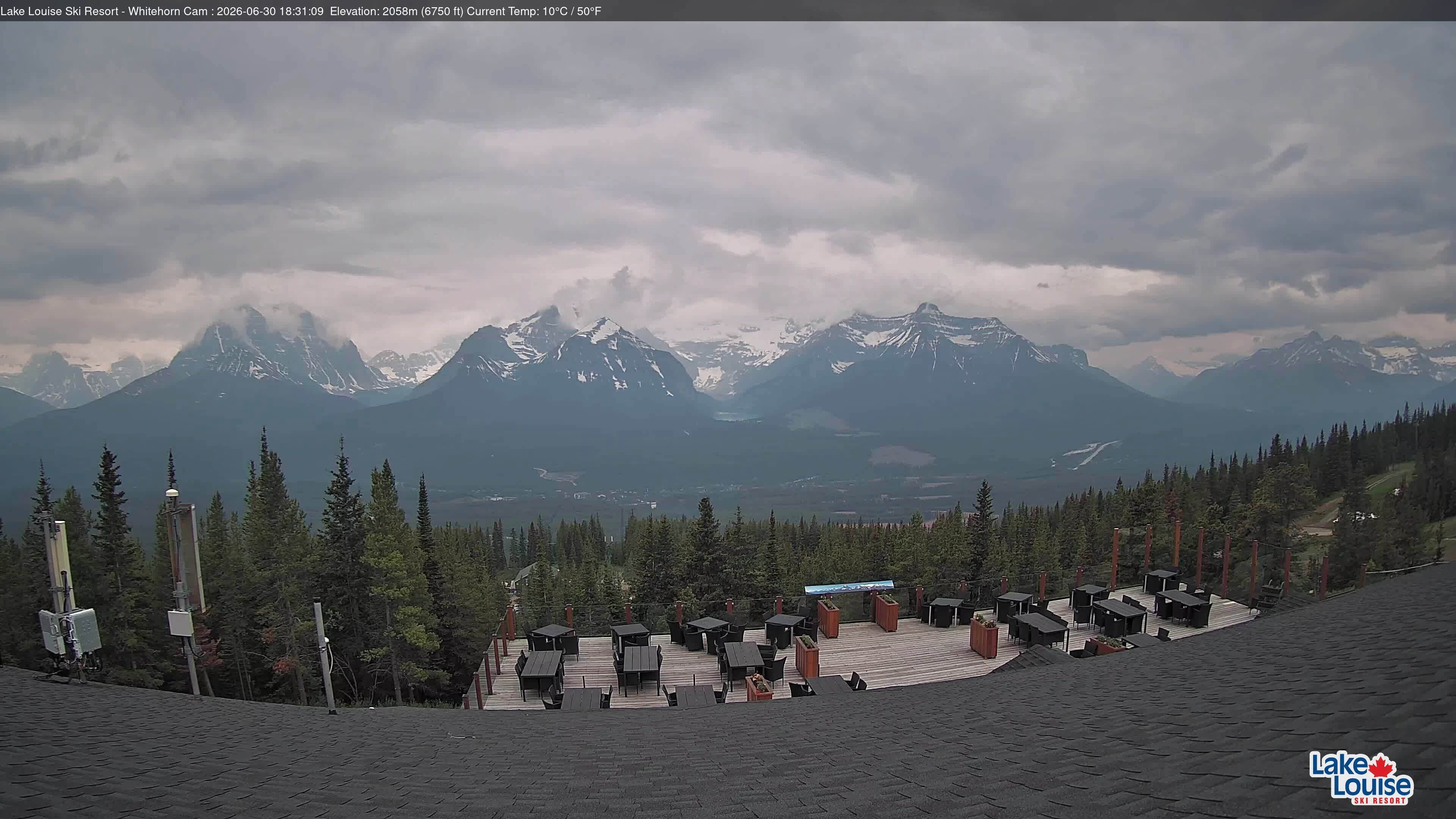Archiv Foto Webcam Whitehorn Lodge (2.058m)